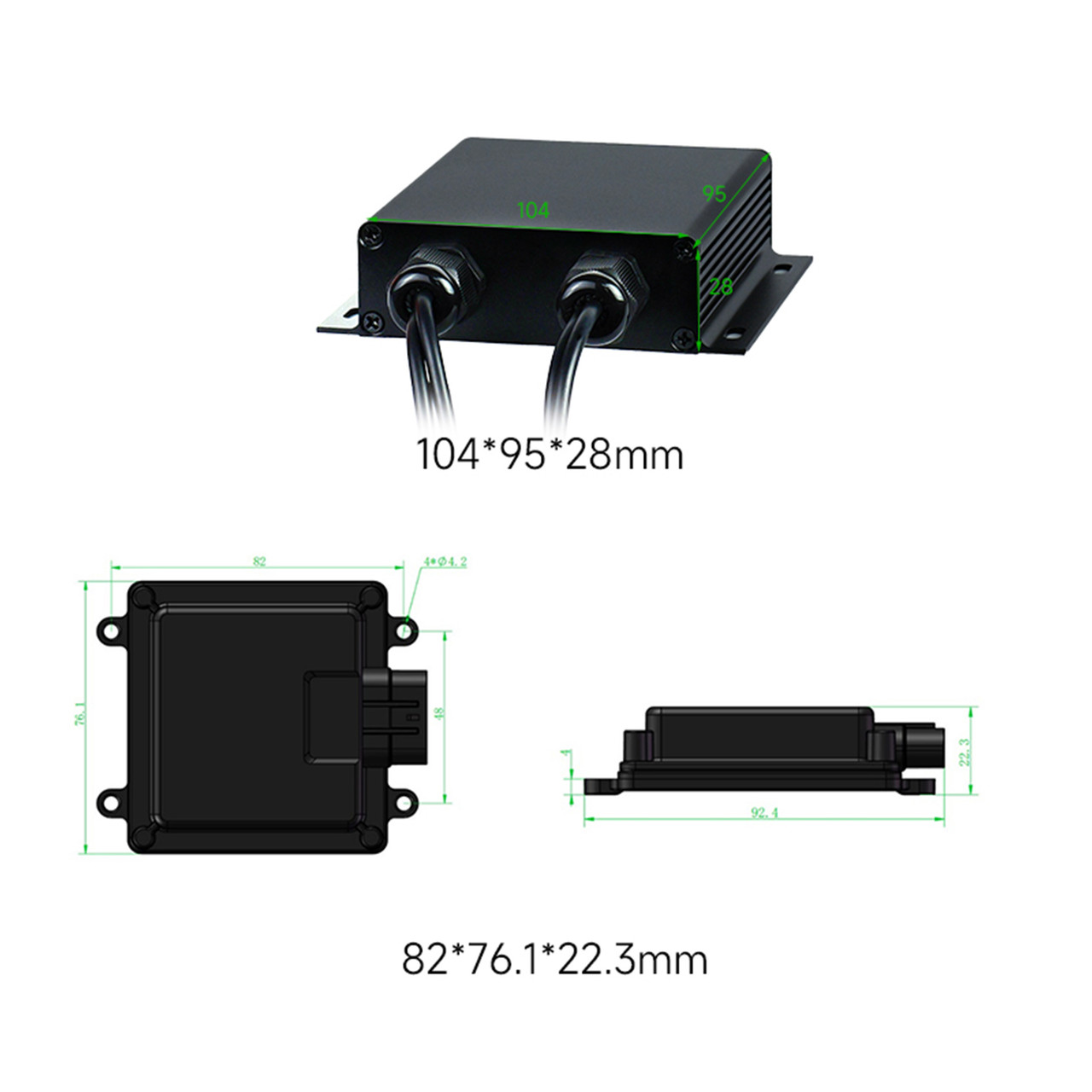 12-24V 77Ghz Millimeter Wave Radar Obstacle Avoidance Warning System for Truck