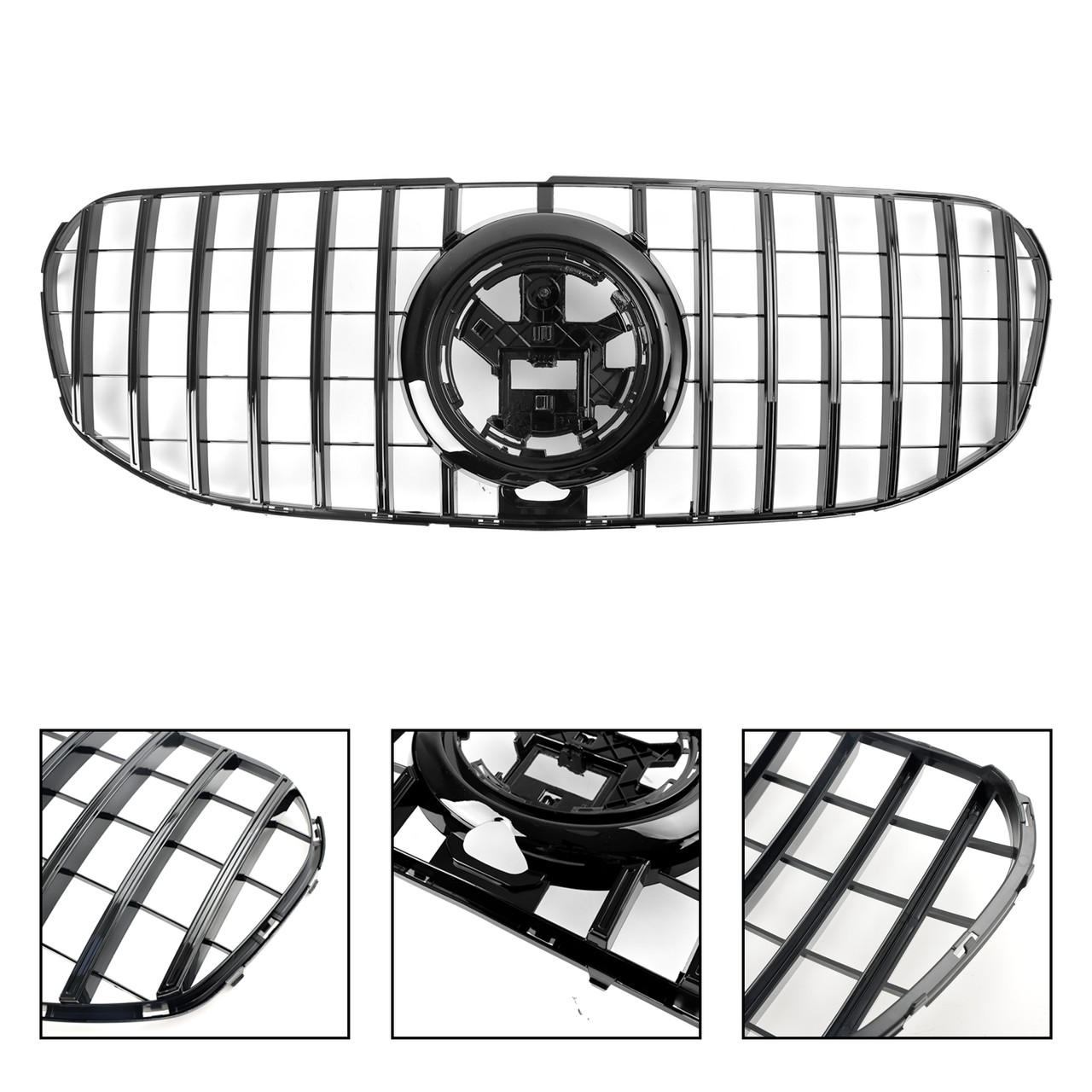 Front Bumper Grille Grill Fit Mercedes Benz X167 GLS450 GLS580 2020-2024