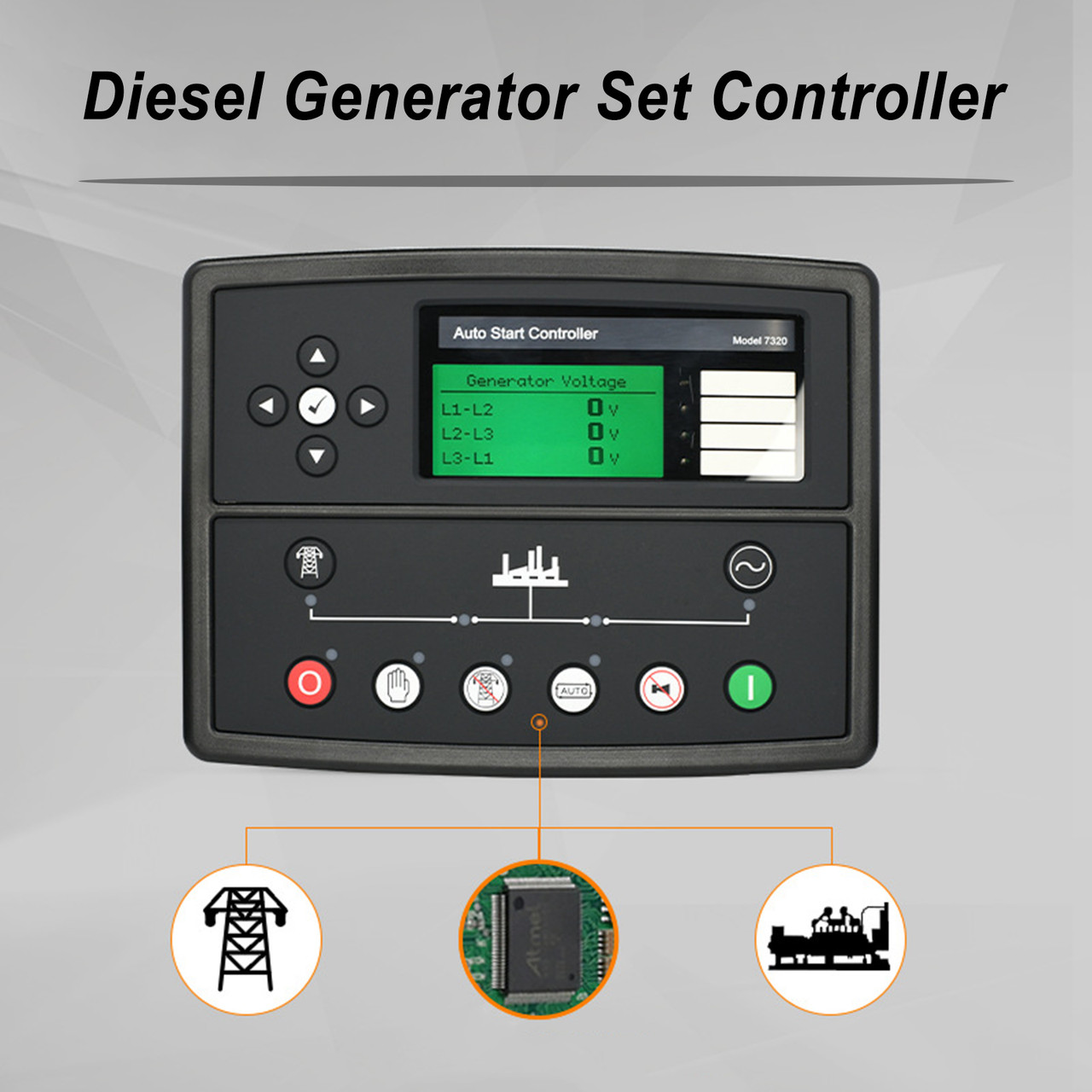 Auto Controller Replacement AMF ATS DSE7320 Generator Control Module Board