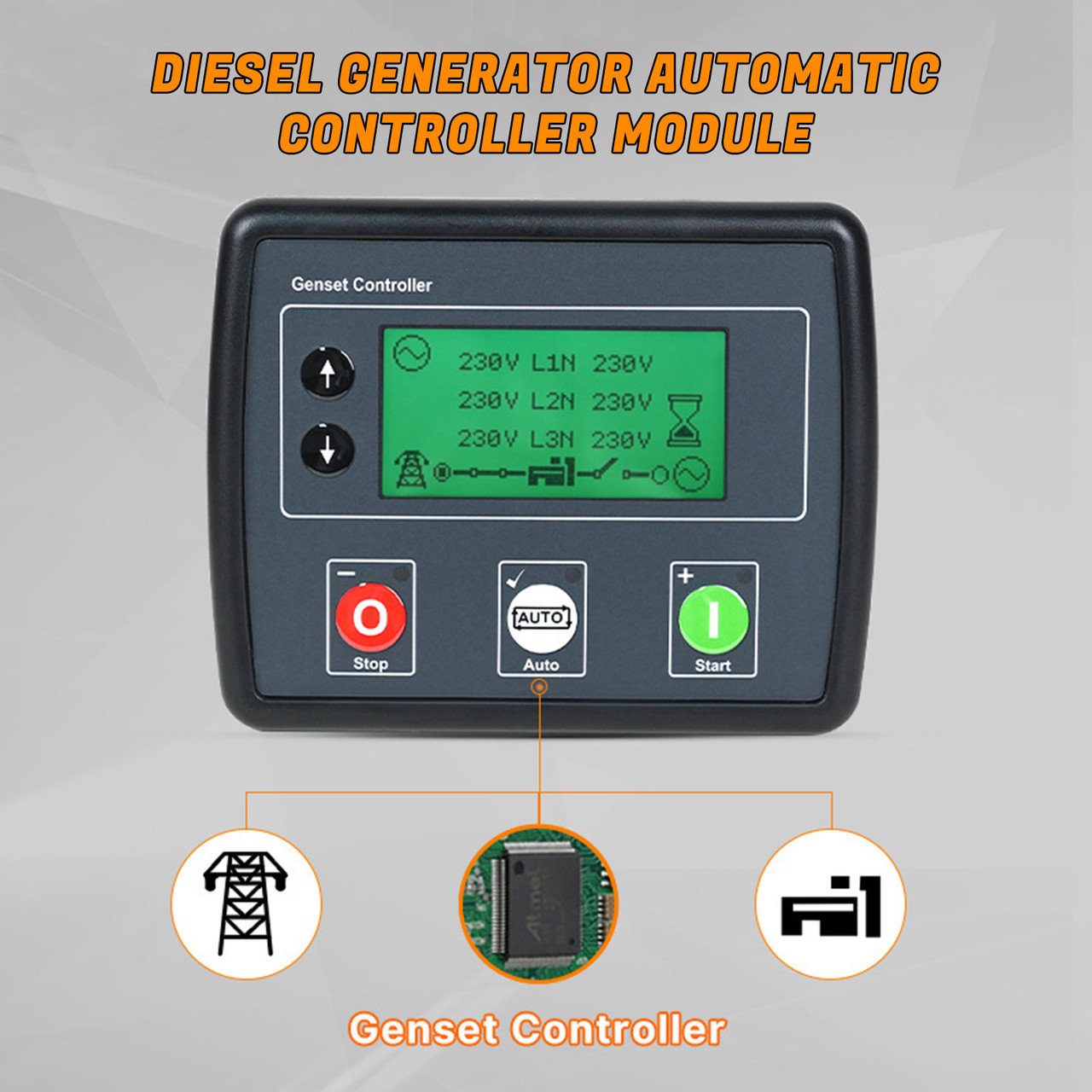 AMF Controller Generator Control Panel DSE4520 Parts Automatic Power