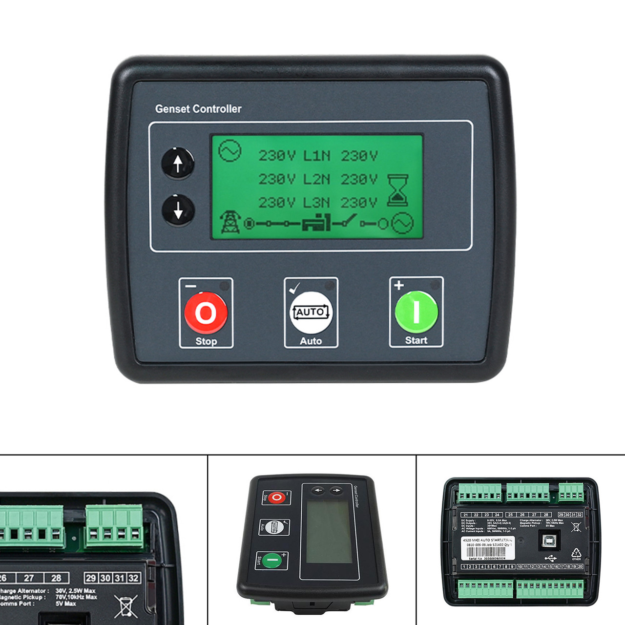 AMF Controller Generator Control Panel DSE4520 Parts Automatic Power