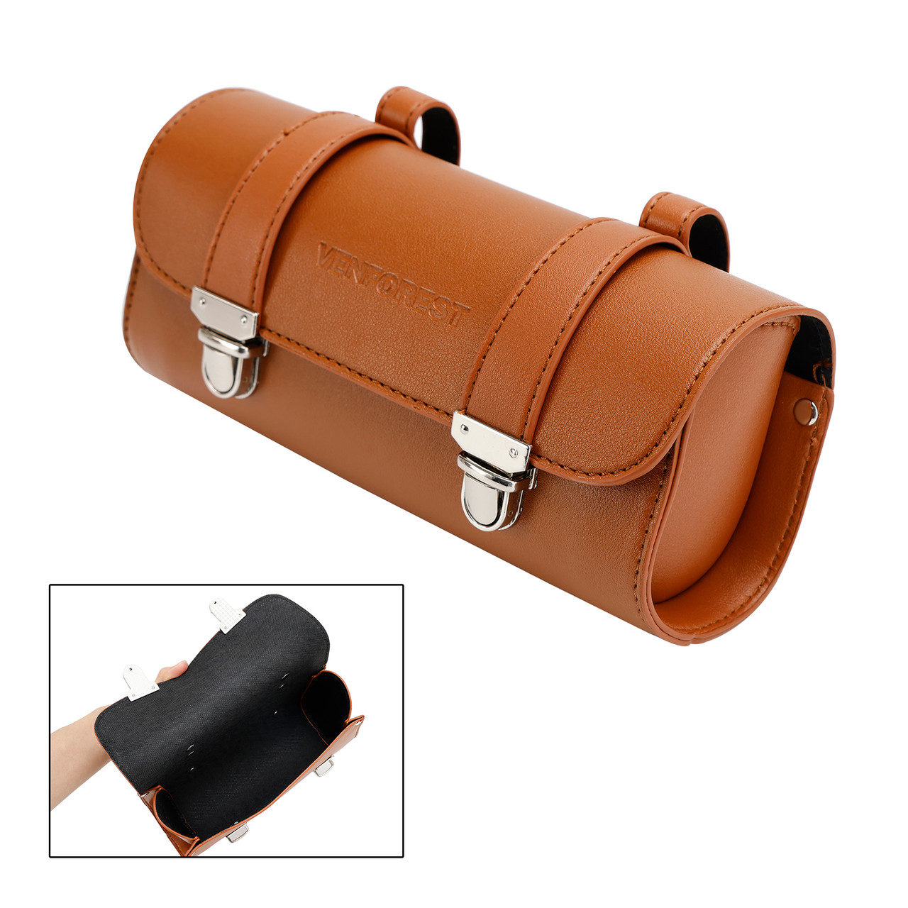 Front Bag Saddlebag Handlebar Tool Bag Storage Luggage Pouch Thicken For Motor