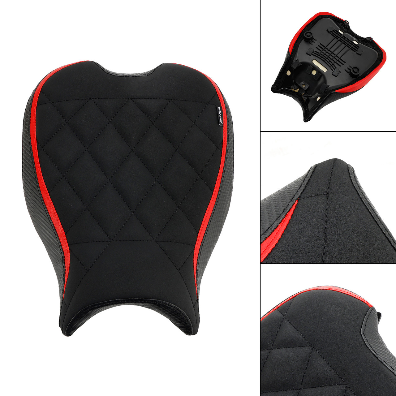 Front Rider Seat Driver Cushion Pu Grid Carbon For Streetfighter V2 2022-2023