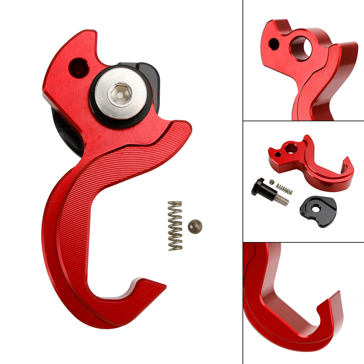 Carry Helmet Hook Bottle Cargo Hanger Red For Yamaha Tricity 125 14-21 155 23