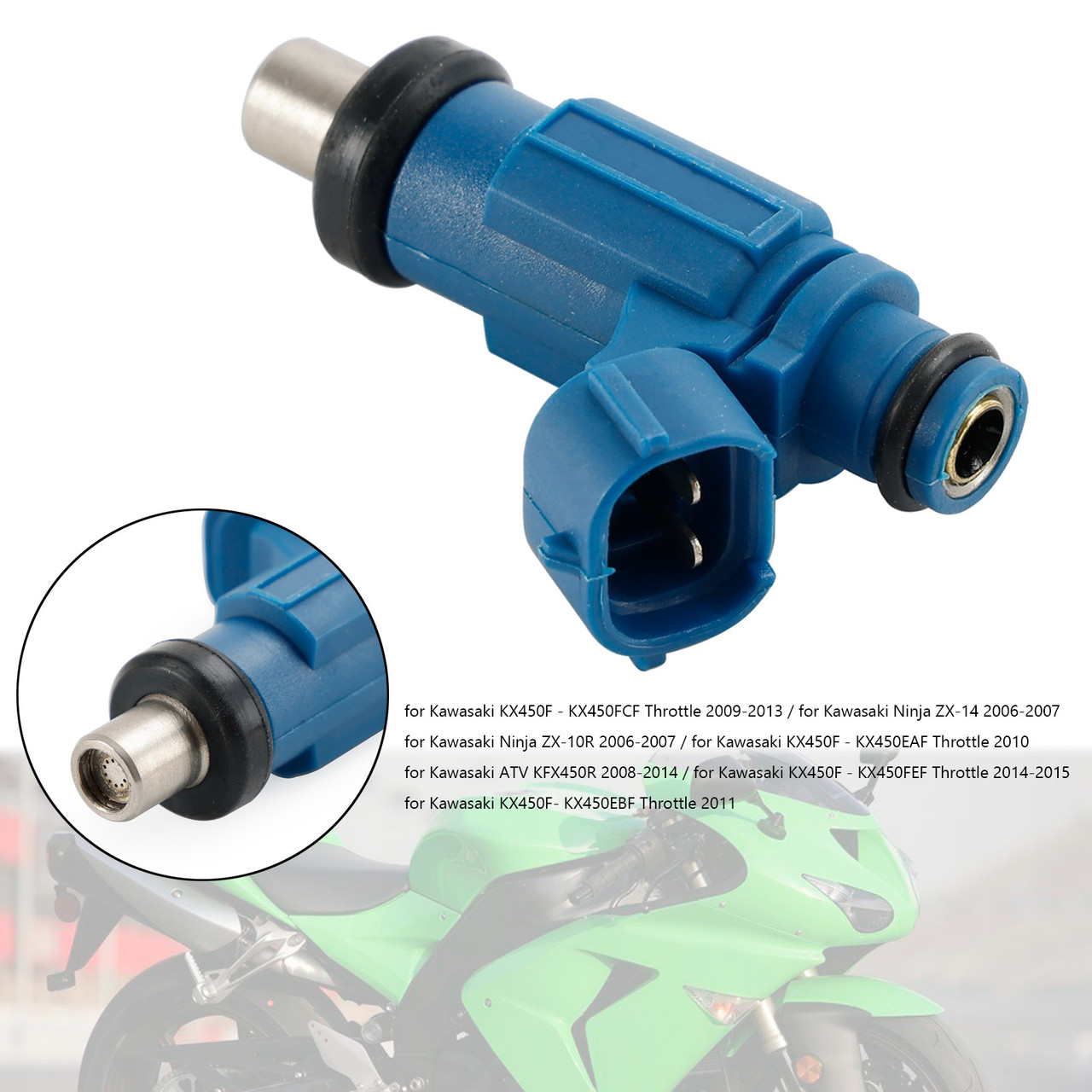 EAT286 49033-0010 Fuel Injector for Kawasaki Ninja ZX-14 ZX-10R