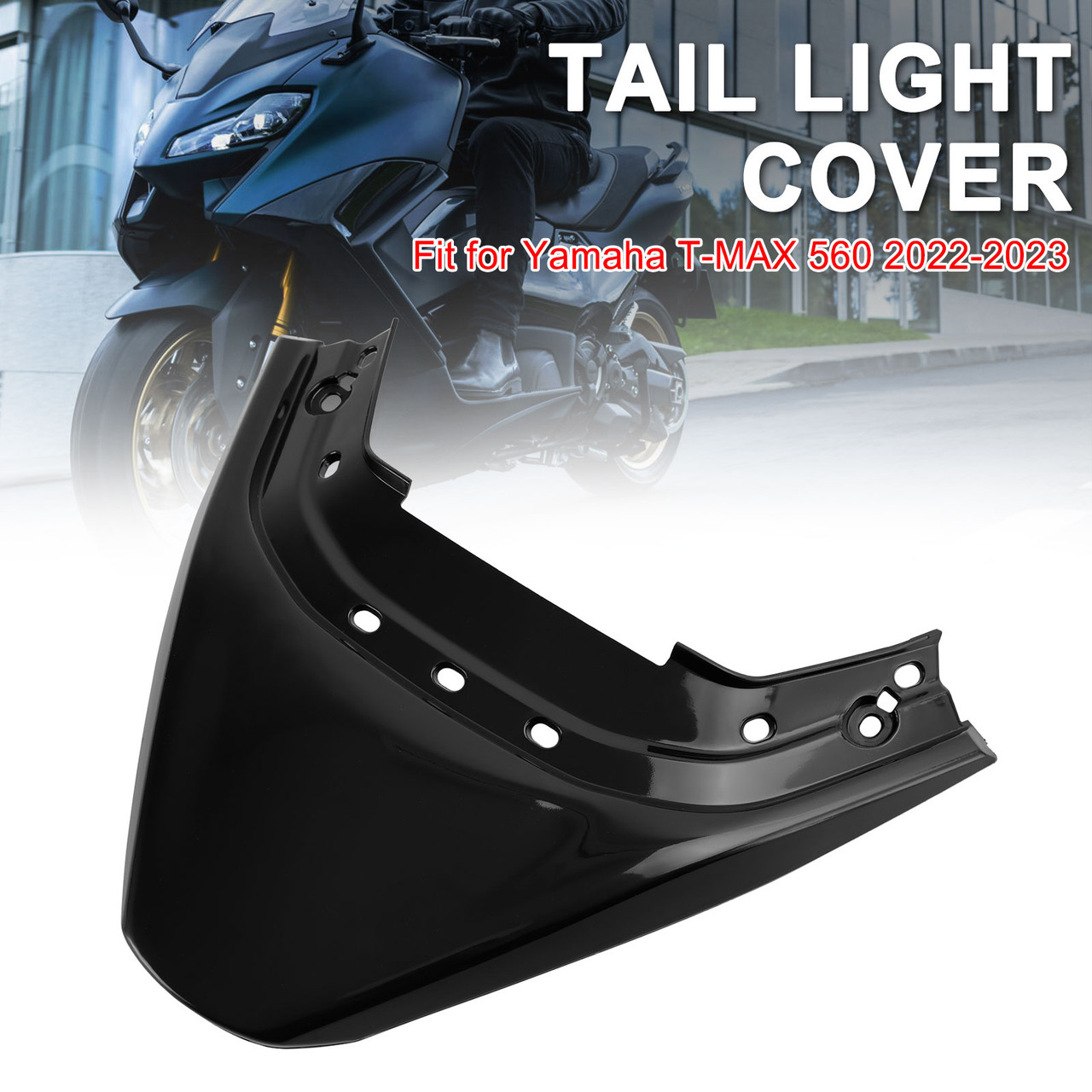 Rear Seat Tail Light Cover Fairing Cowl for Yamaha T-MAX 560 2022-2023