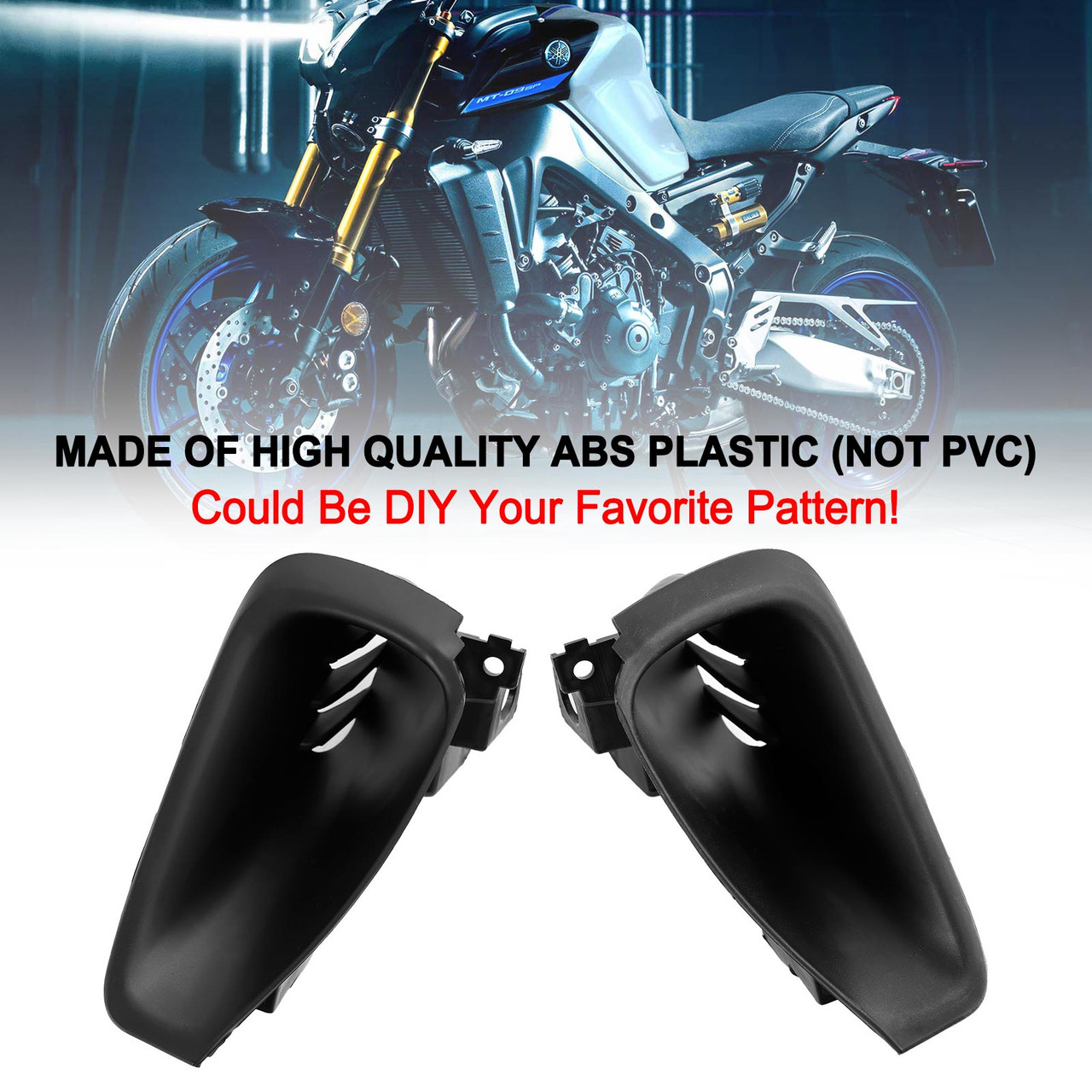 Unpainted Air Intake Vent side Fairing For Yamaha MT-09 / MT-09 SP 2021-2023