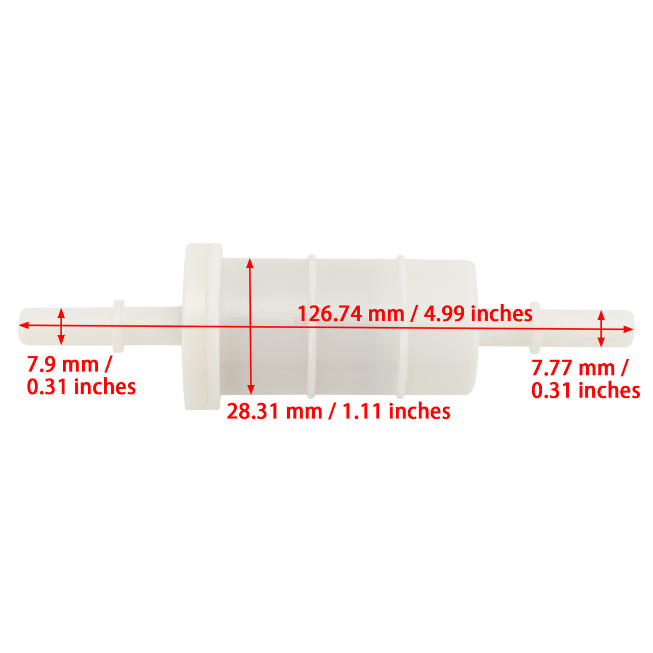 In Line Fuel Filter for Mercury 4-stroke 30HP 35HP 40HP 50HP 60HP 65HP 75HP 85HP