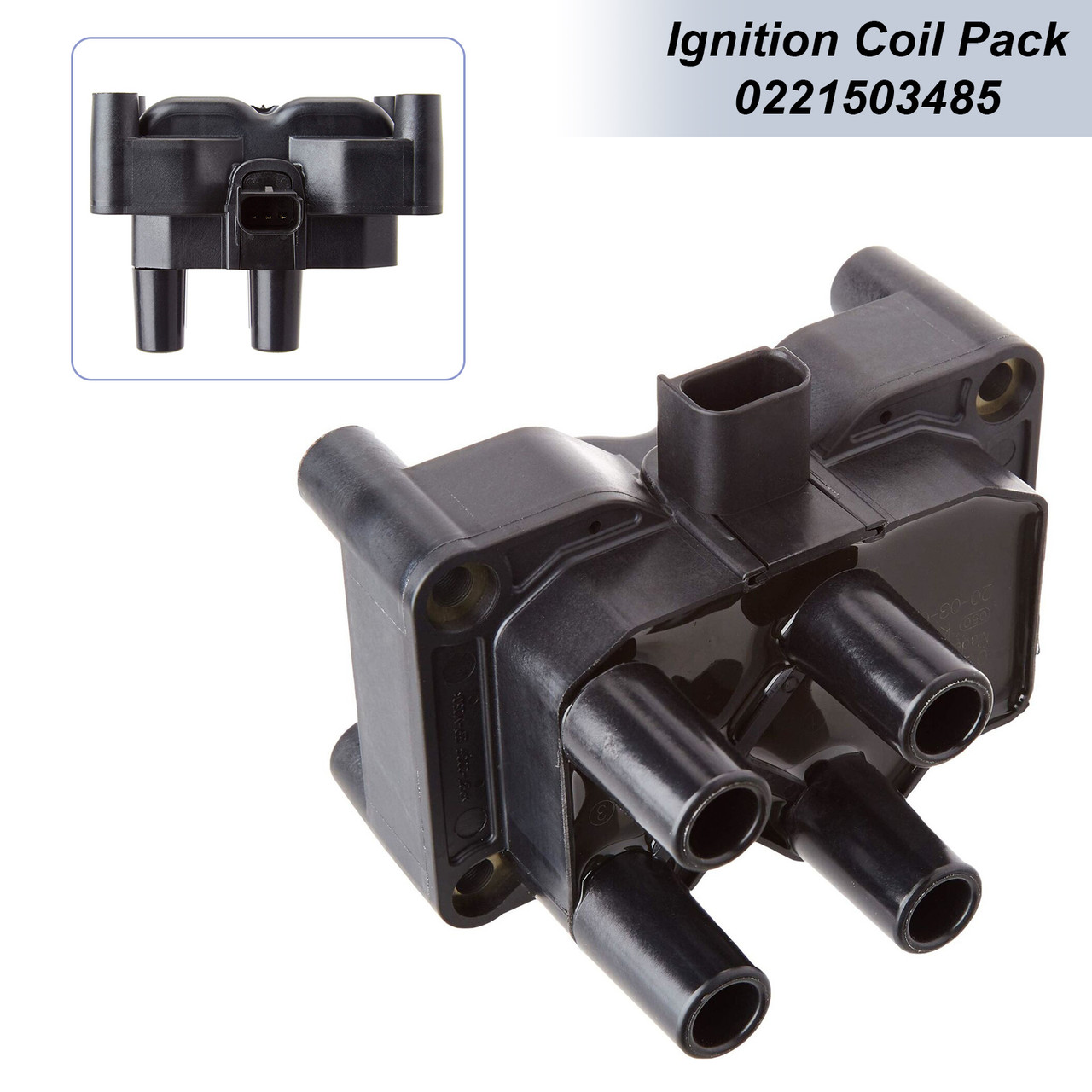 Ignition Coil Pack 0221503485 For Ford Fiesta Mk6 Mk7 2005-2017 1.25 1.4 1.6