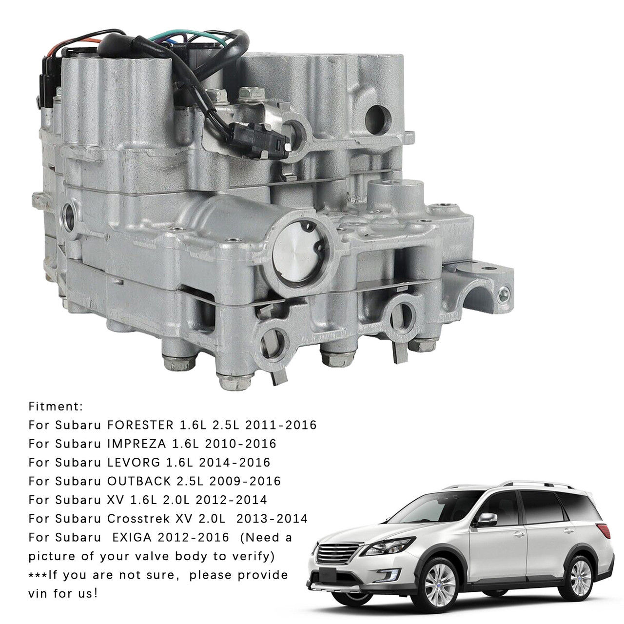 TR580 CVT Transmission Valve Body For Subaru Exiga Levorg Outback