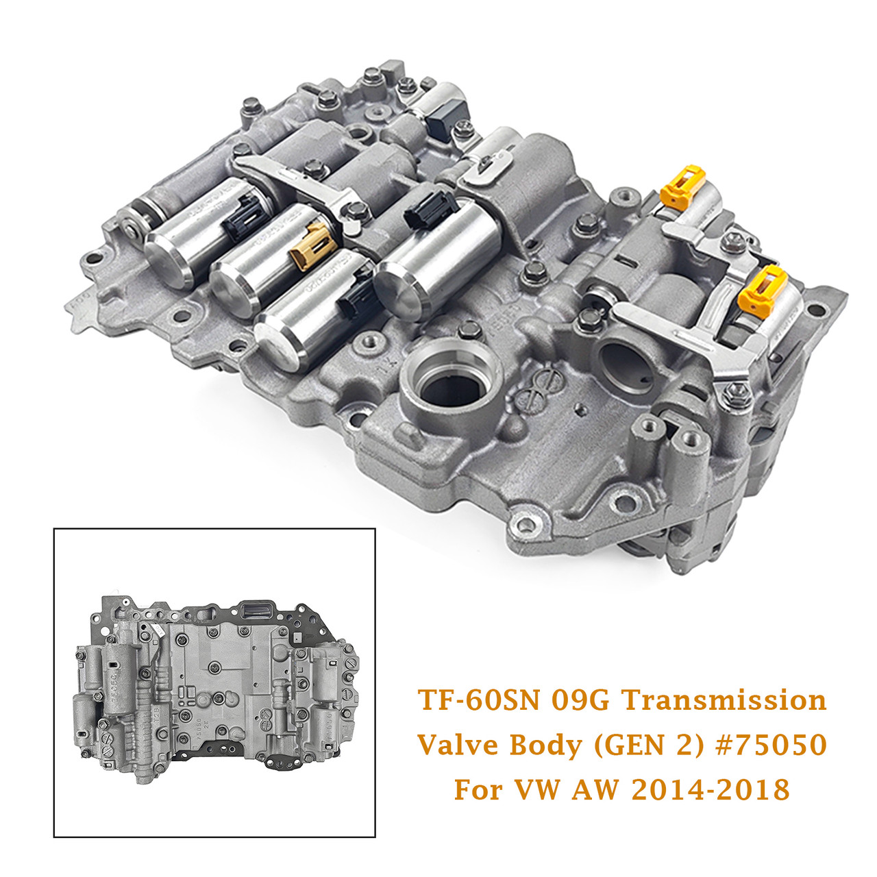 TF-60SN 09G Transmission Valve Body (GEN 2) #75050 For VW AW 2014-2018