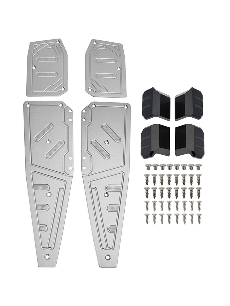 Footboard Foot Rest Pad Peg Pedal Plate For Aprilia SR GT200 SR GT125 2022-2023 Gray