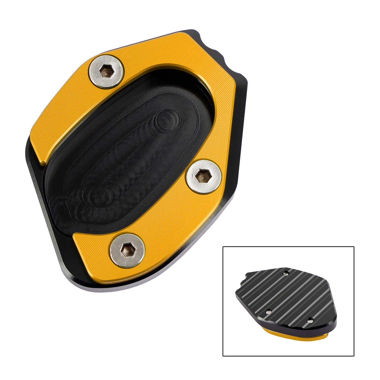 Kickstand Enlarge Plate Pad fit for speed twin 1200 19-21 thruxton 1200/R 16-19 Gold