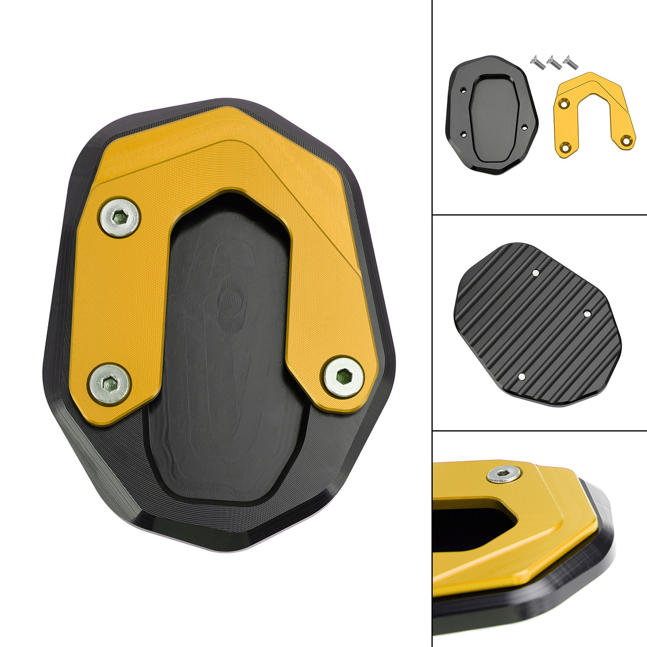 Kickstand Enlarge Plate Pad fit for Ducati Scrambler 400/800/1100 2015-2020 Gold