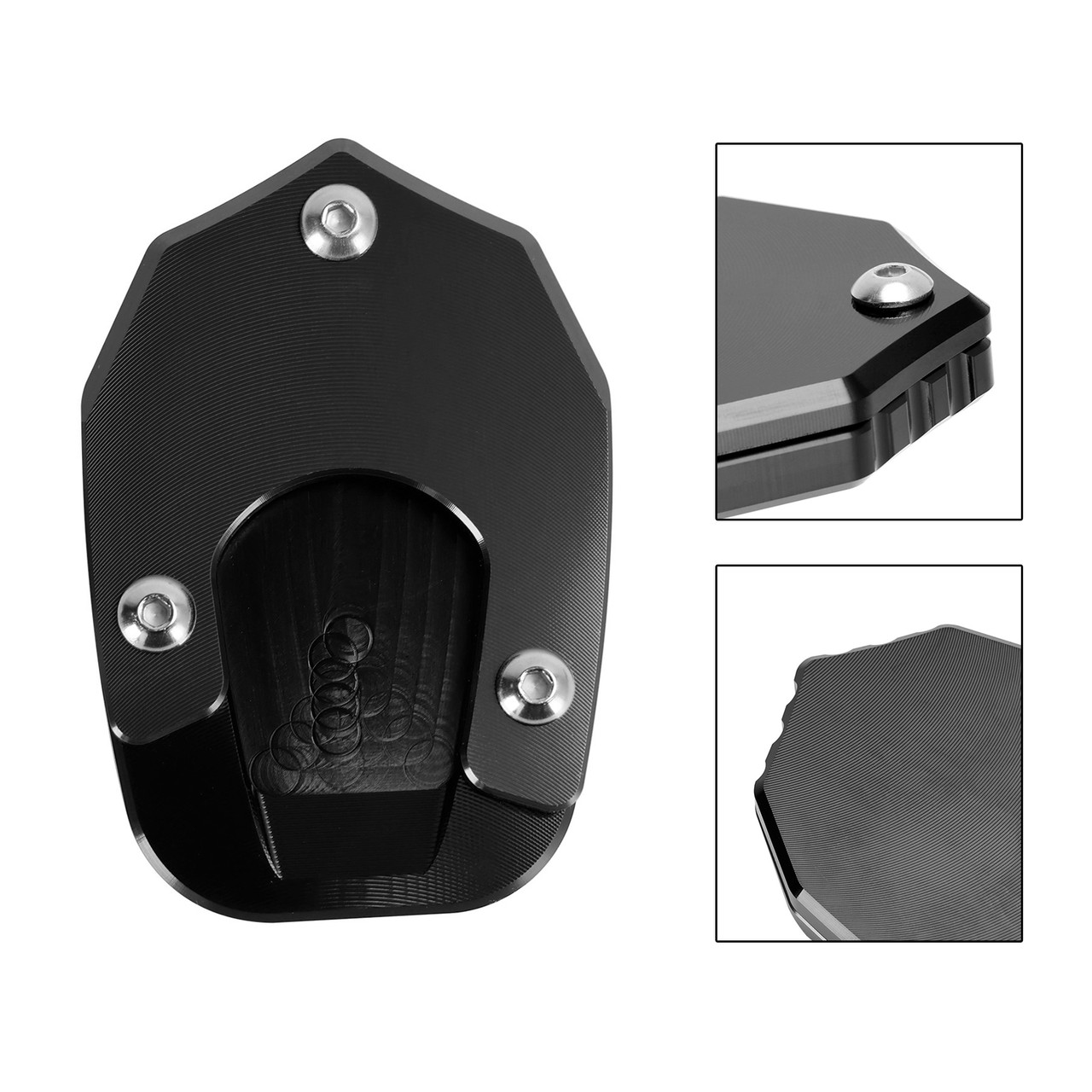 Kickstand Enlarge Plate Pad fit for SUZUKI GSX-S1000 15-20 GSX-S1000 GT 22-23 BLK