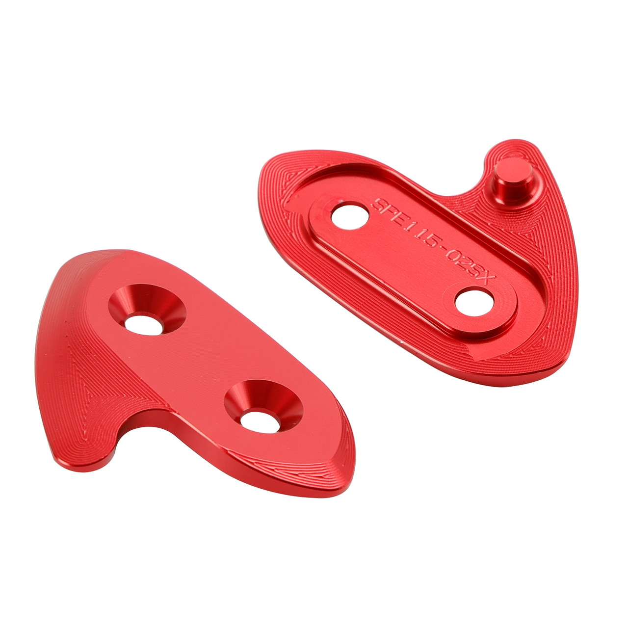 CNC Aluminum Red Mirror Block Off Plates For Yamaha R1 / R1M / R1S 2015-2019