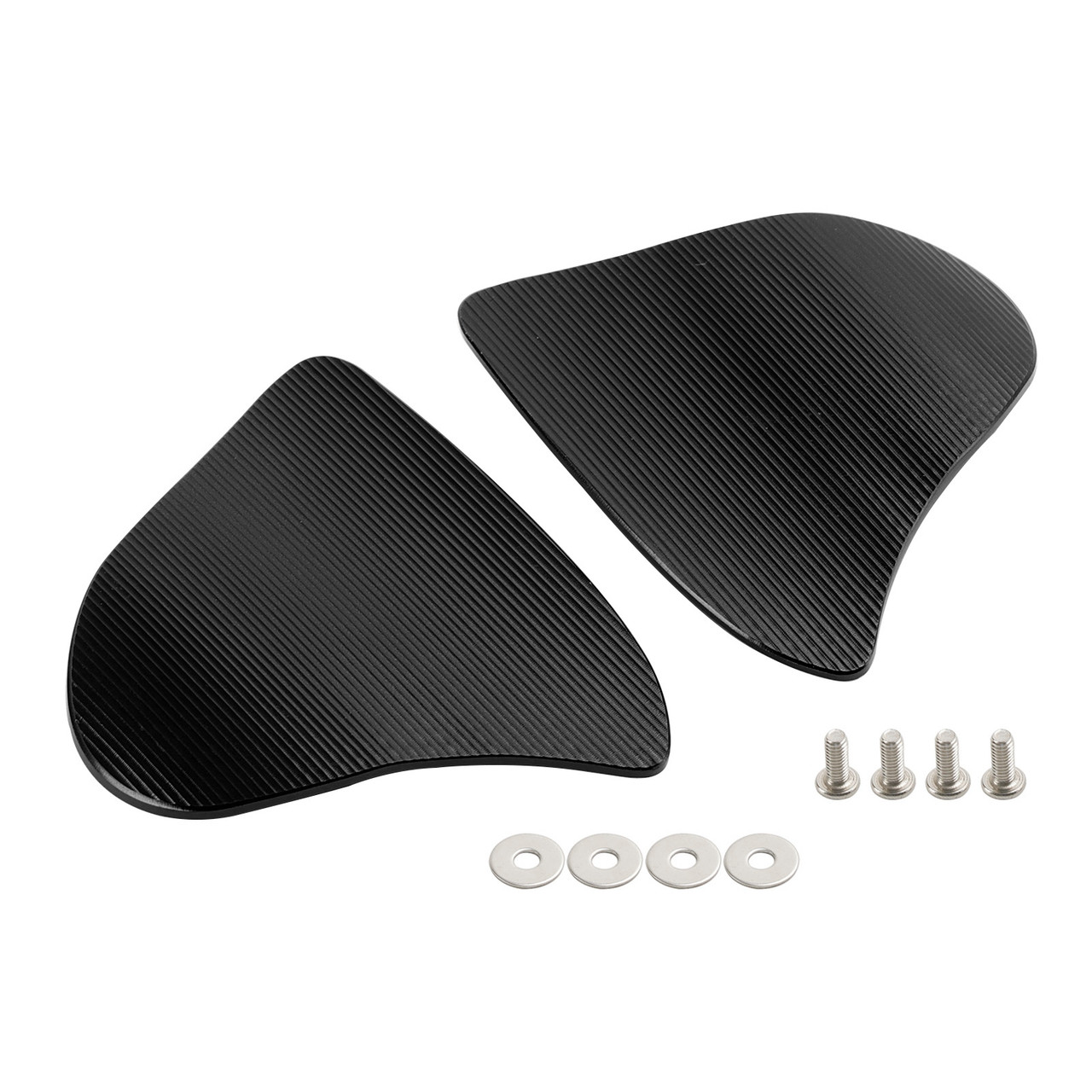 CNC Aluminum Black Mirror Block Off Plates For Yamaha YZF R1 / YZF R1M 2020-2024