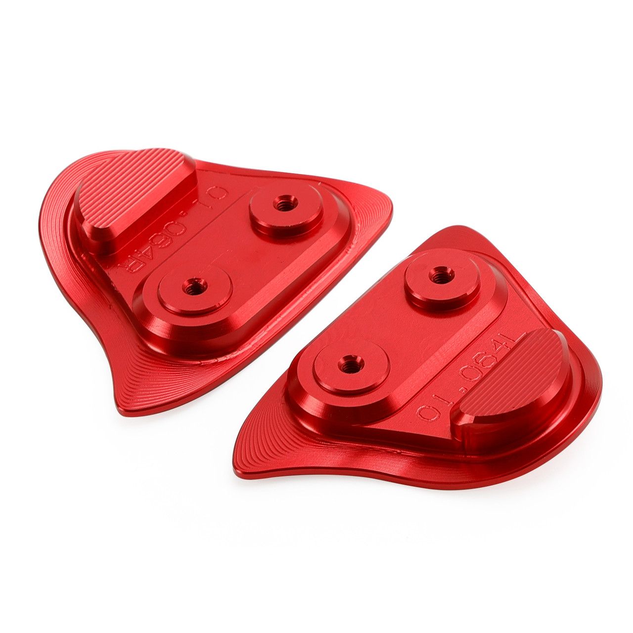 CNC Aluminum Red Mirror Block Off Plates For Yamaha YZF R1 / YZF R1M 2020-2024