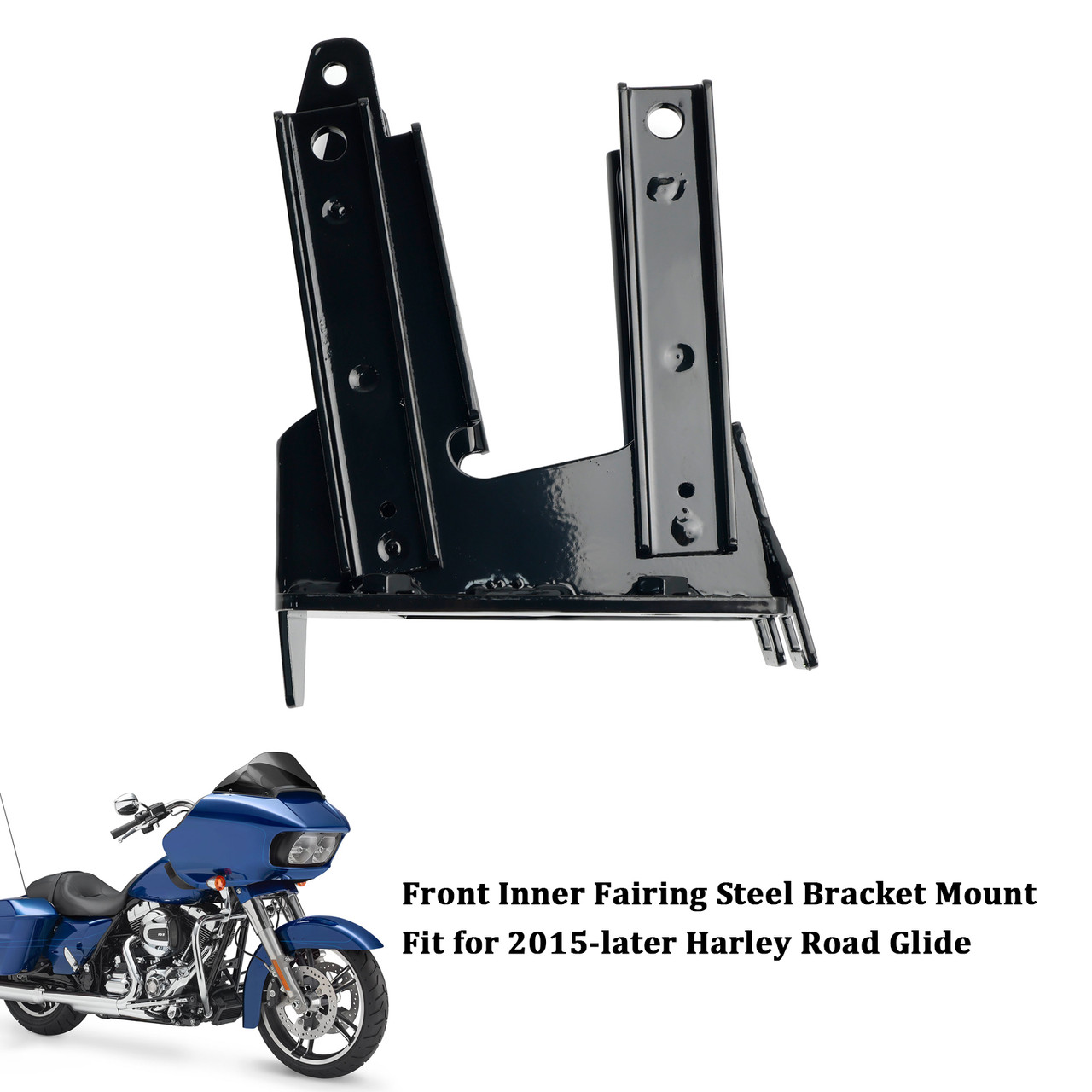 Front Inner Fairing Steel Bracket Mount For Touring Road Glide 2015-2024