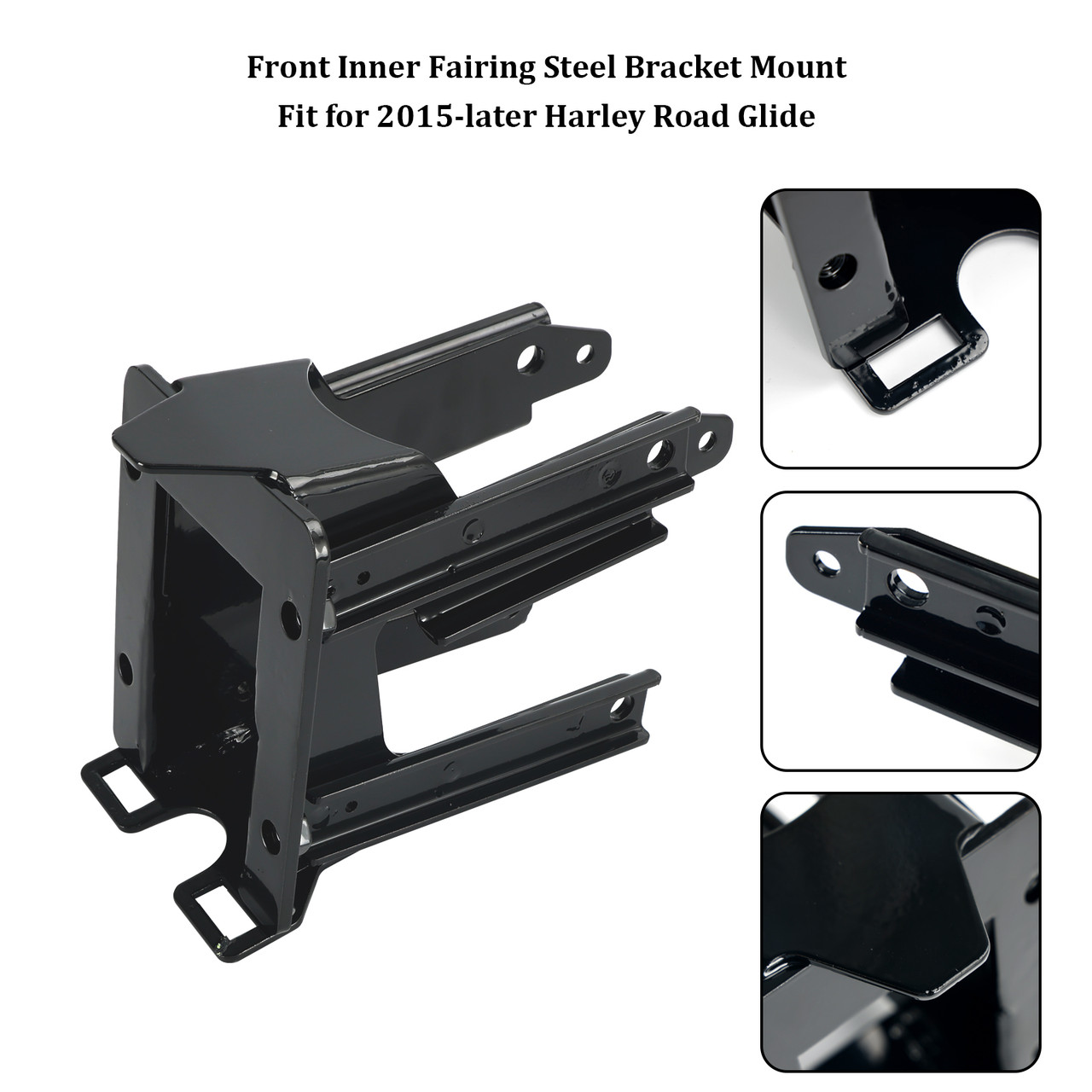 Front Inner Fairing Steel Bracket Mount For Touring Road Glide 2015-2024