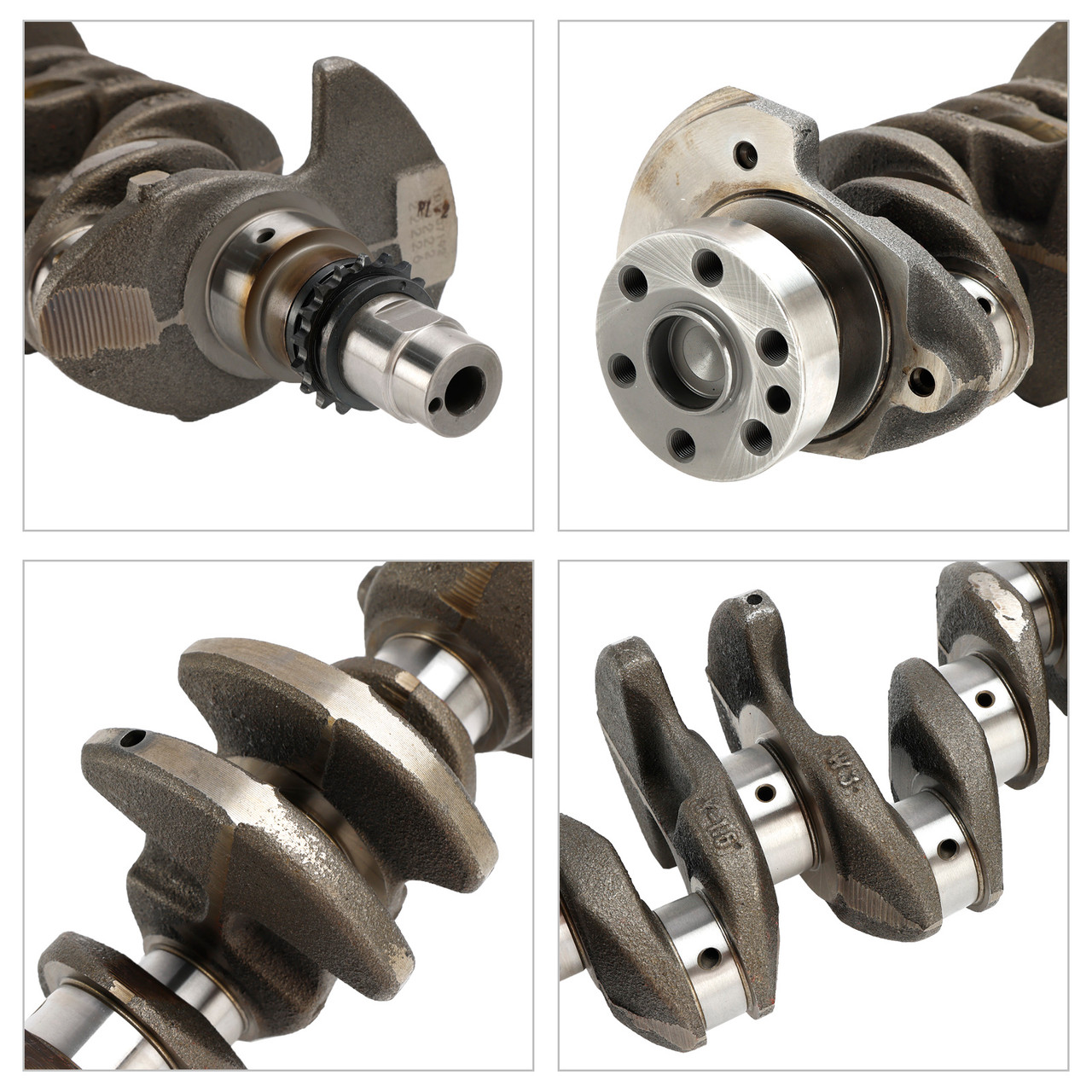 2013-2015 Kia Rio SX Hatchback 4-Door 1.6L Engine Crankshaft Con Rods & Bearing Set 23041-2B620, 23410-2B600 23510-2B010,231102B610, 603N6-2BU00,Generic
