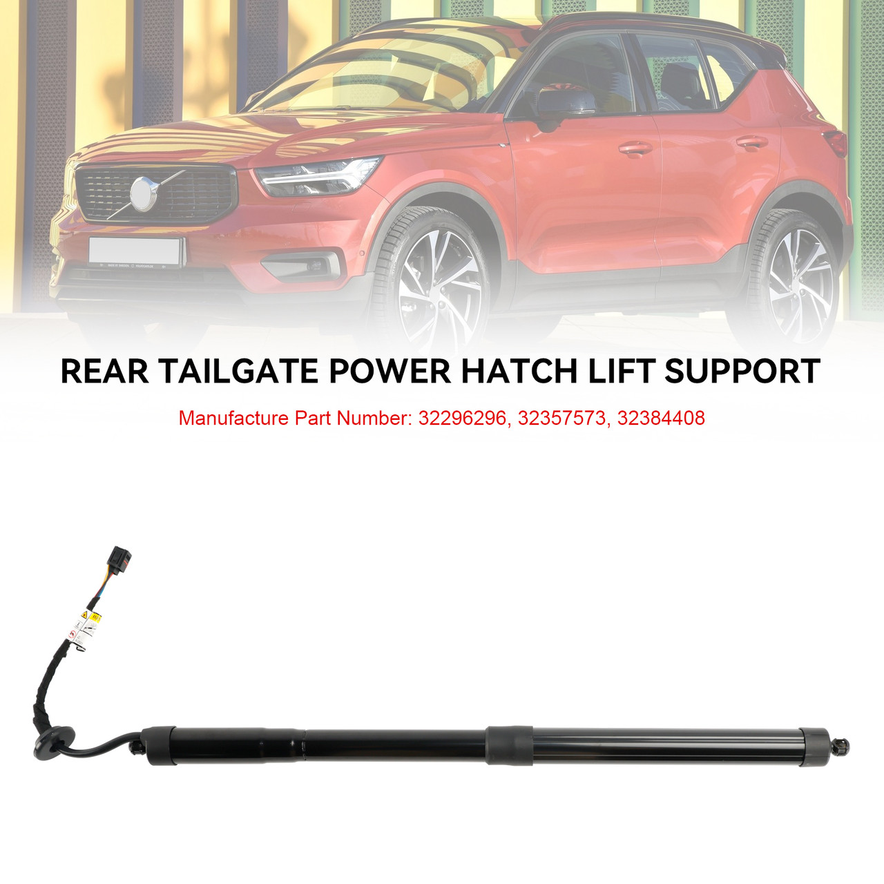 2018/09-2023/12 Volvo XC40 536 1.5L right Rear Tailgate Power Hatch Lift Support 32296297 black Generic