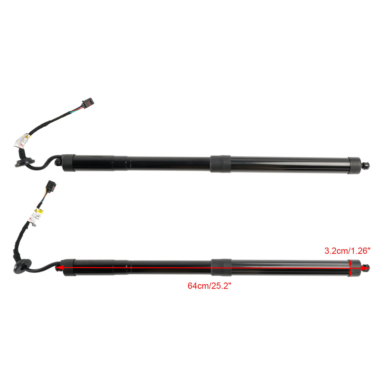 2018/09-2023/12 Volvo XC40 536 1.5L left + right Rear Tailgate Power Hatch Lift Support 32296297, 32296296, 32357573, 32384408 black Generic