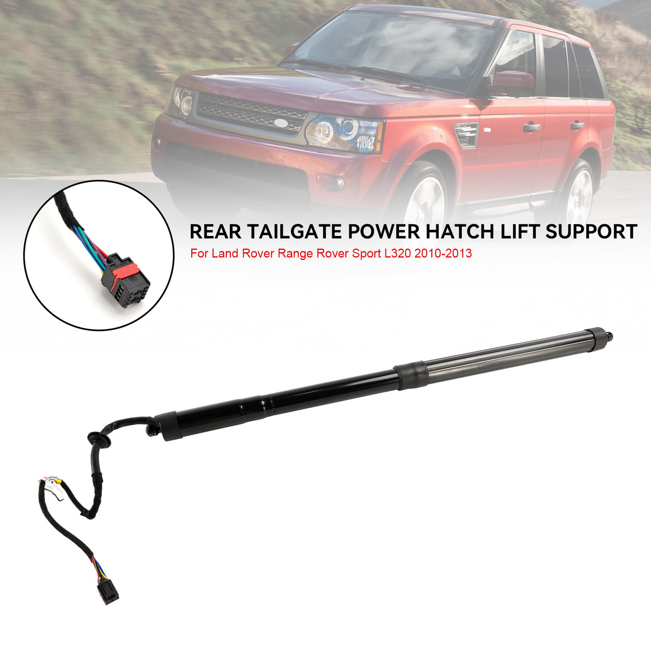 2010-2013 Land Rover Range Rover Sport L320 left or right Rear Tailgate Power Hatch Lift Support LR029900, LR062078, LR051443-01, LR051443, LR05144301 black Generic