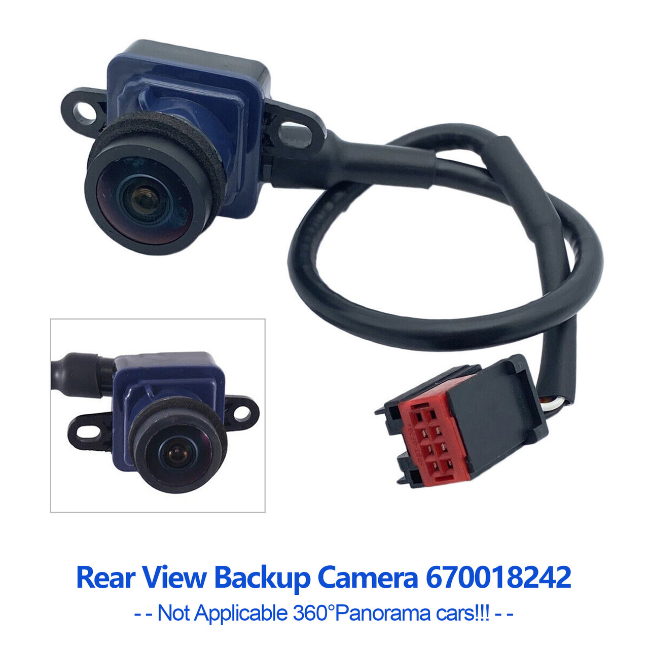 2014-2016 Maserati Ghibli Quattroporte Rear View Backup Camera 670018242 black Generic