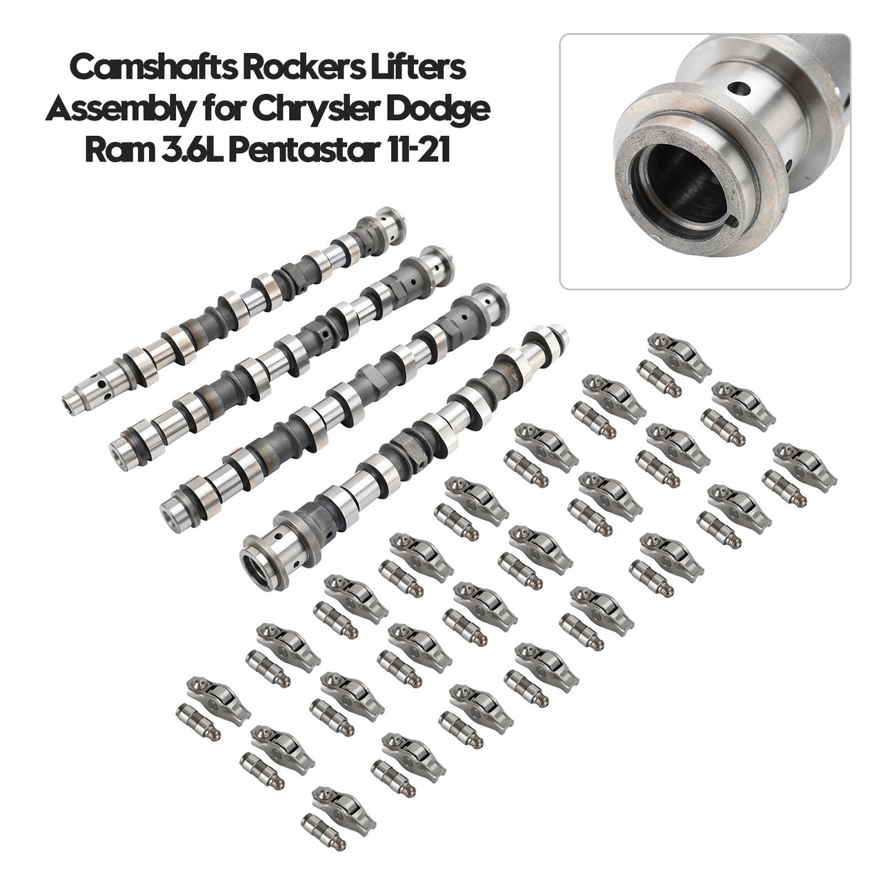 2011-2016 Chrysler Town & Country 3.6L engine only Camshafts Rockers Lifters Assembly 5184377AG, 5184378AG, 5184379AG, 5184380AG Generic