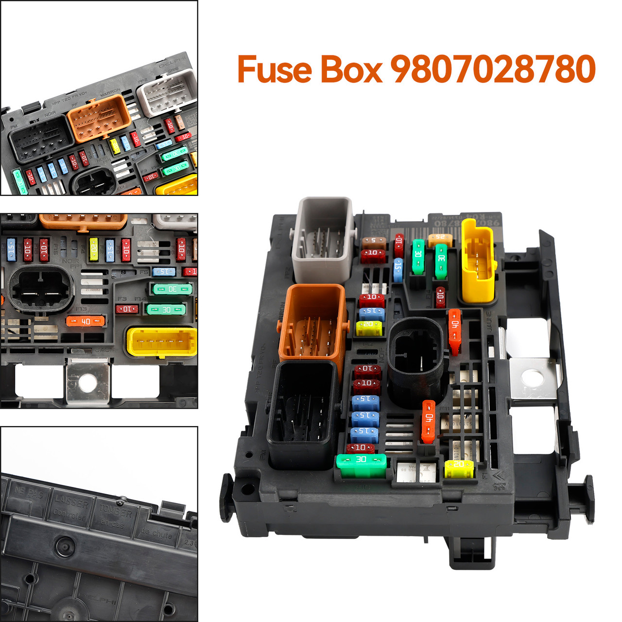 2008 onwards Peugeot Expert Van Iii (G9) Fuse Box BSM 9807028780 Multicolor Generic Fuse Box BSM 9807028780 Multicolor Generic