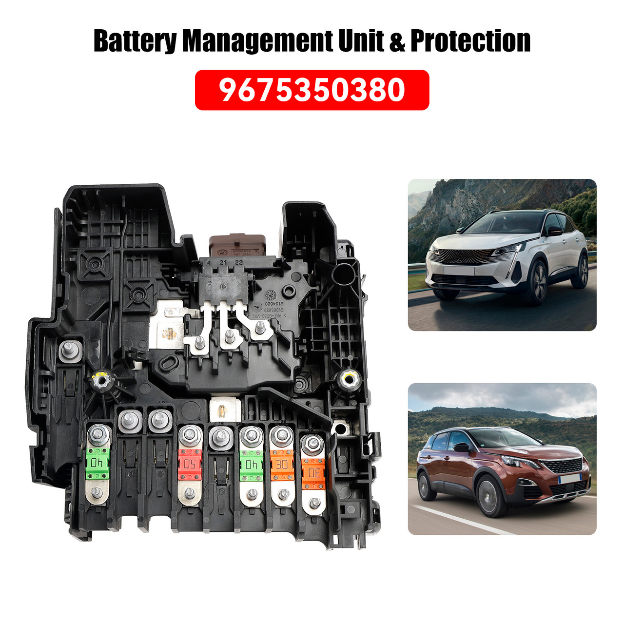 2013 onwards Citroen C4 Picasso II Fuse Box Voltage Module 9675350380 black Generic