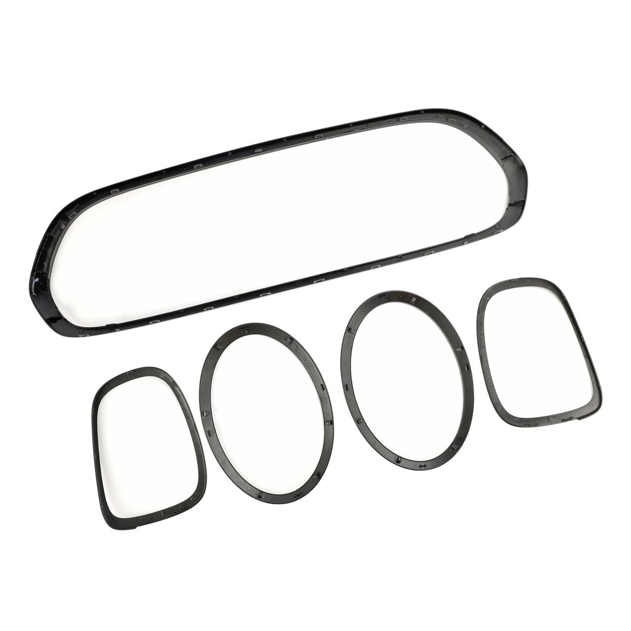 2015 onwards MINI F57 2 Door Convertible Cooper S, Cooper SD Front Bumper Grill Surround Trim+Front Fog Light Cover Trim+Rear Fog Light Cover Trim 51137449207 Generic