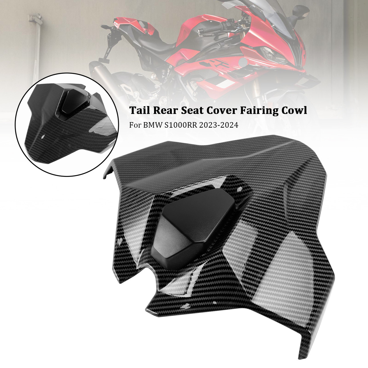 2023-2024 BMW S1000RR Tail Rear Seat Cover Fairing Cowl carbon