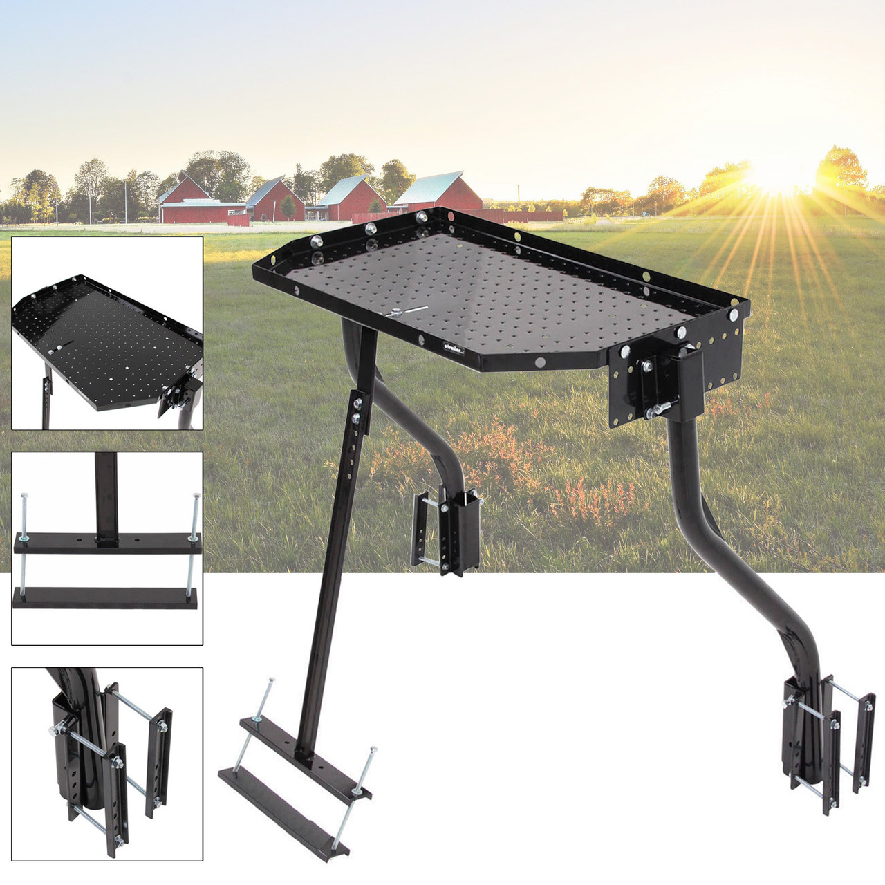 A-Frame Cargo Carrier For Outdoor and Generator Storage For RV Trailer Tray