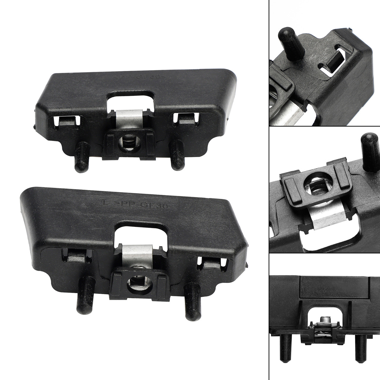2009-2020 Dodge Ram 1500 Front Bumper Upper Cover Outer Support Bracket Right & Left 55277480AD 55277481AD Generic