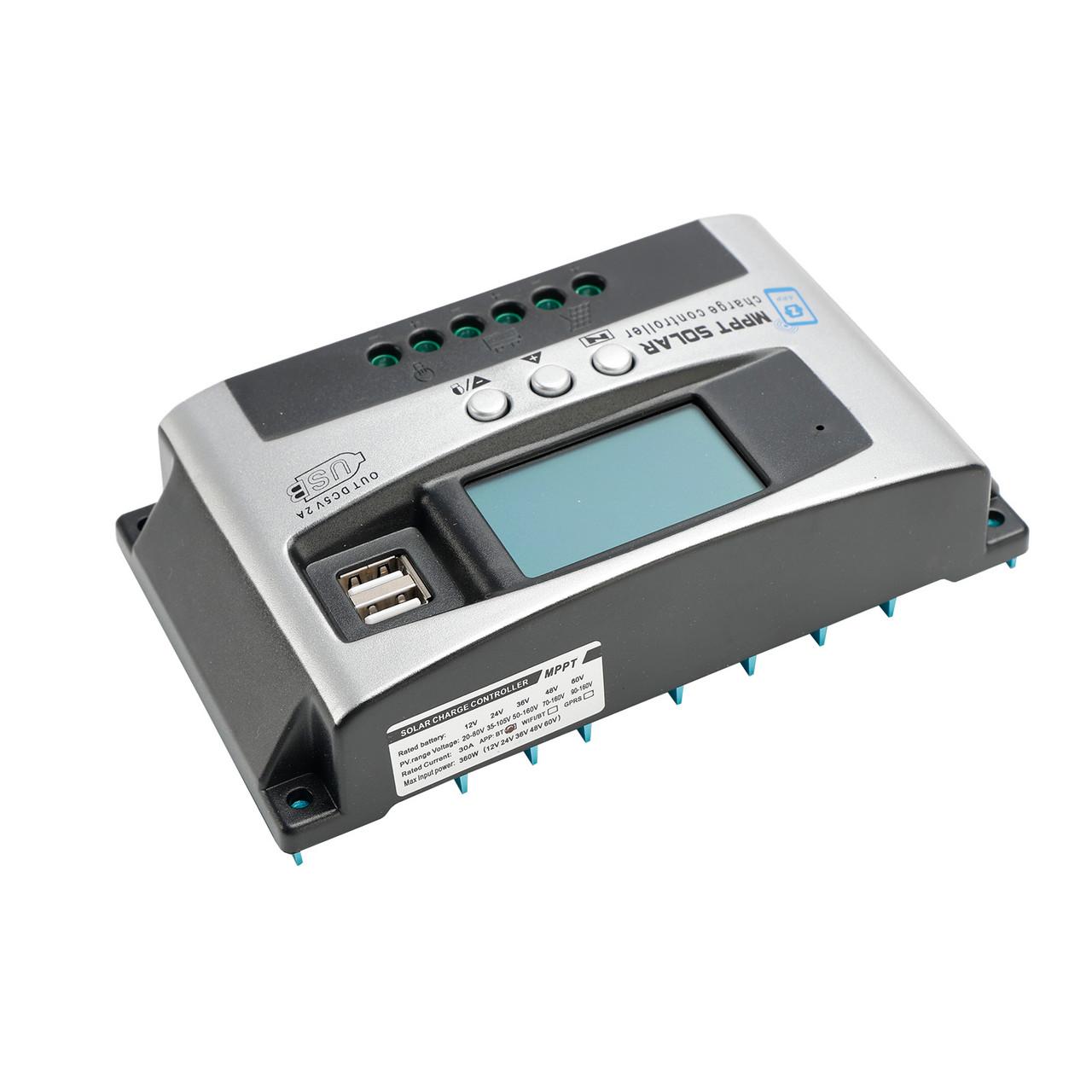 30A MPPT High Energy Solar DSP Controller Repair Battery APP to Remotely Manage