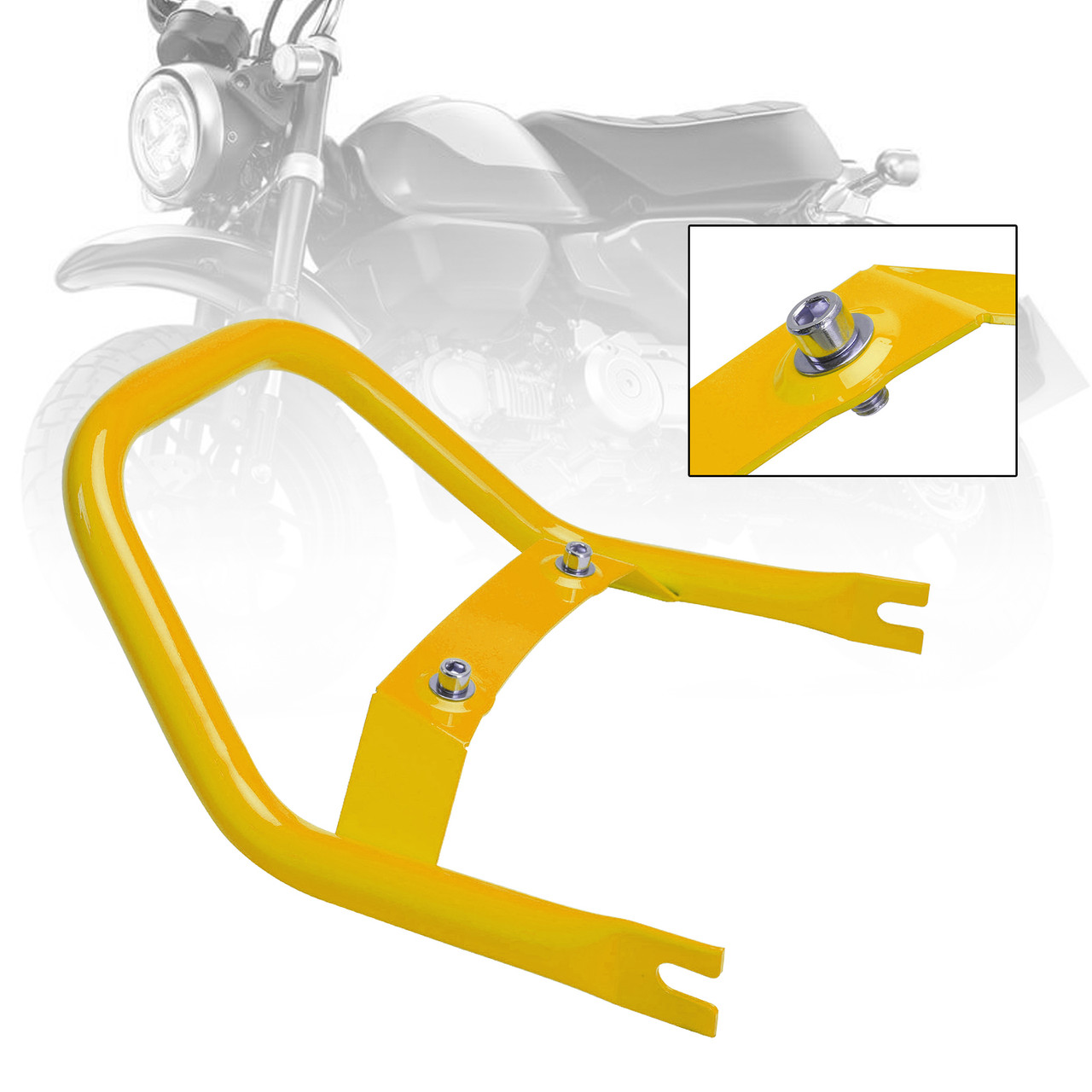 2018-2024 HONDA Monkey 125 Set Passenger Armrest Yellow Generic