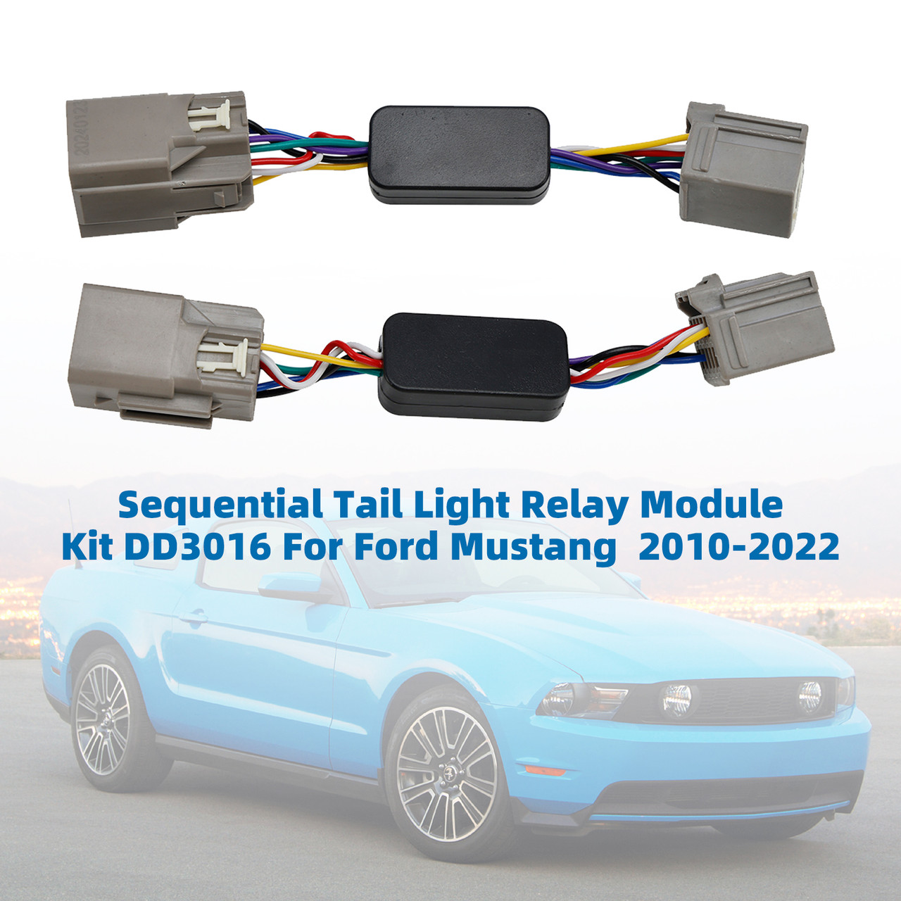 2010-2022 Ford Mustang Sequential Tail Light Relay Module Kit DD3016 Generic