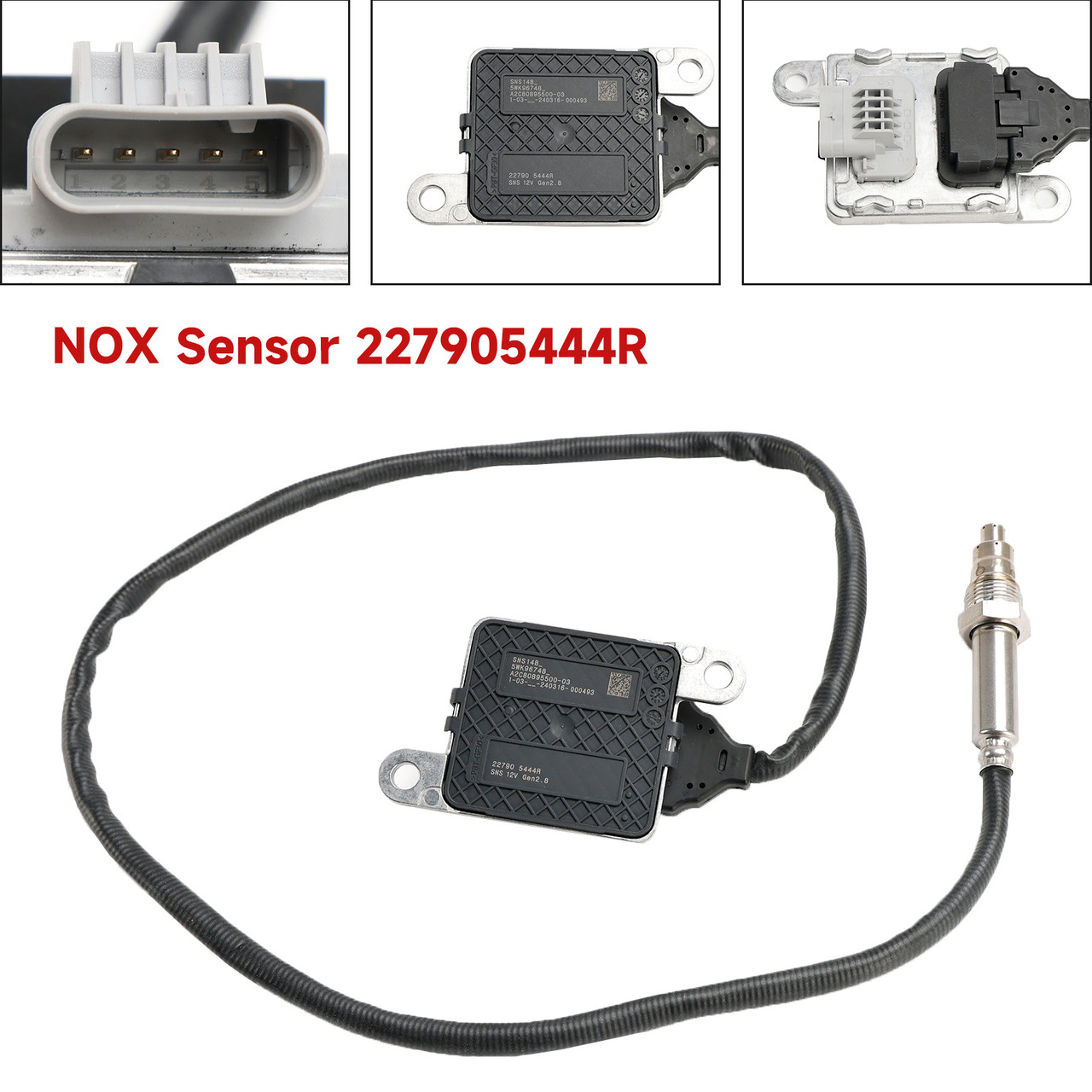 2014-2019 Vauxhall Vivaro B Van/Bus 1.6 CDTI with R9M engine Nox Nitrogen Oxide Sensor 227905444R Generic