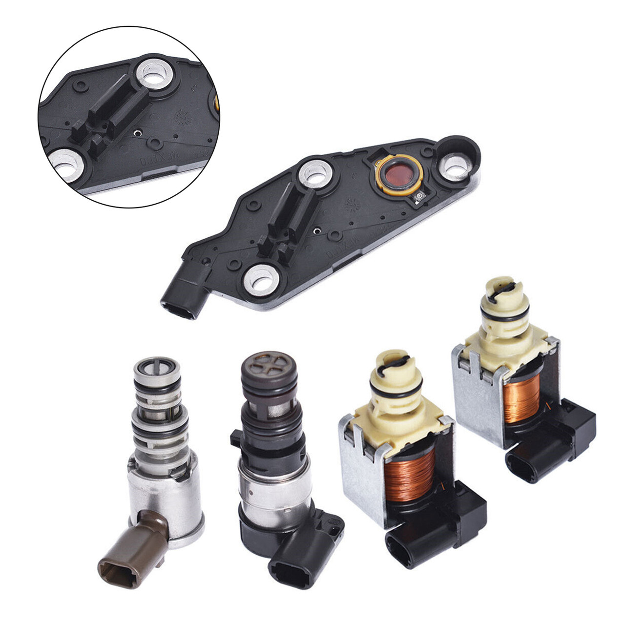 2003-2008 Chevrolet Impala Malibu Monte Carlo Uplander Venture Van Transmission Solenoid Kit TCC 2 Shift EPC Switch 4T65E Generic