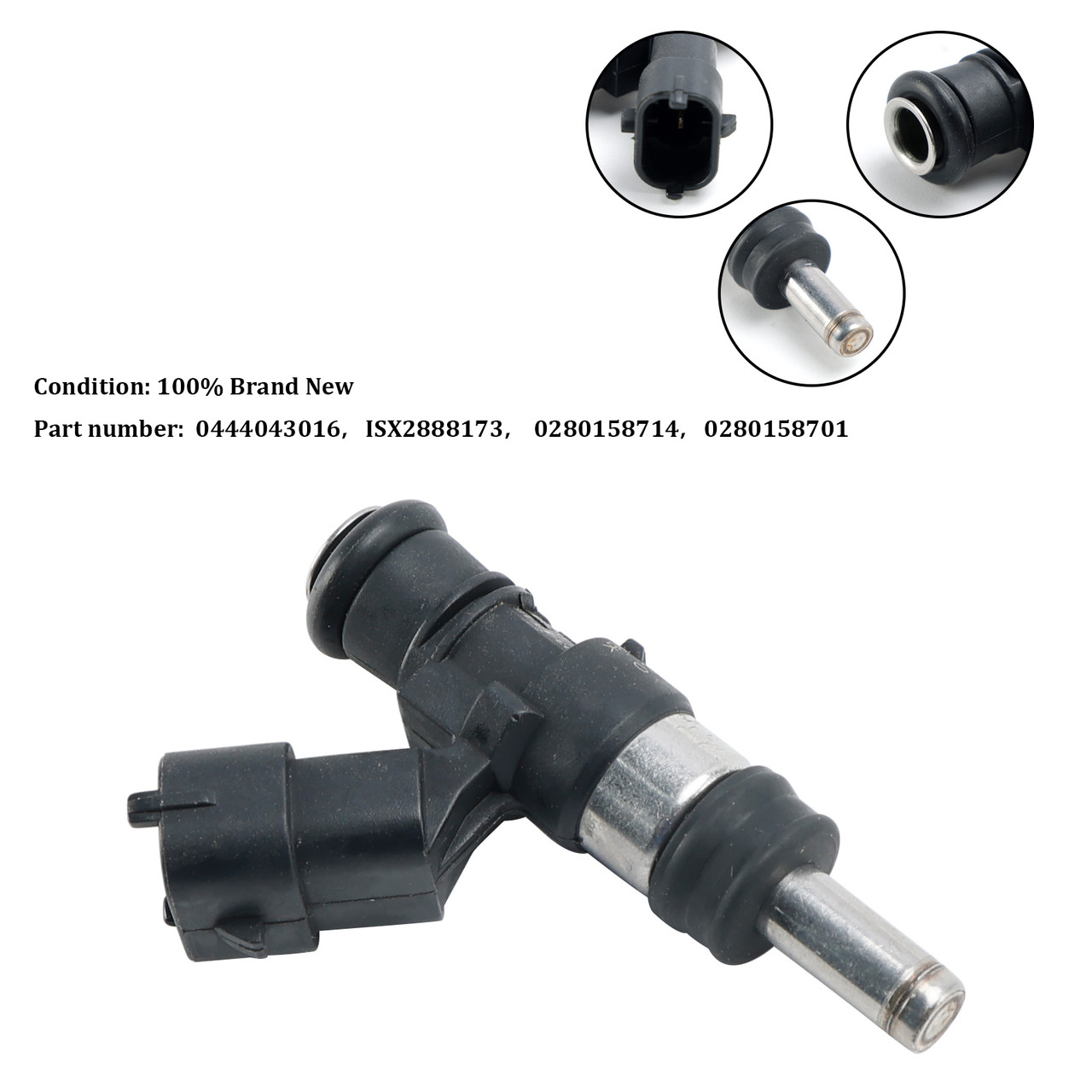Bosch Cummins 1pcs Fuel Injector 0444043016 ISX2888173 0280158714 0280158701Generic