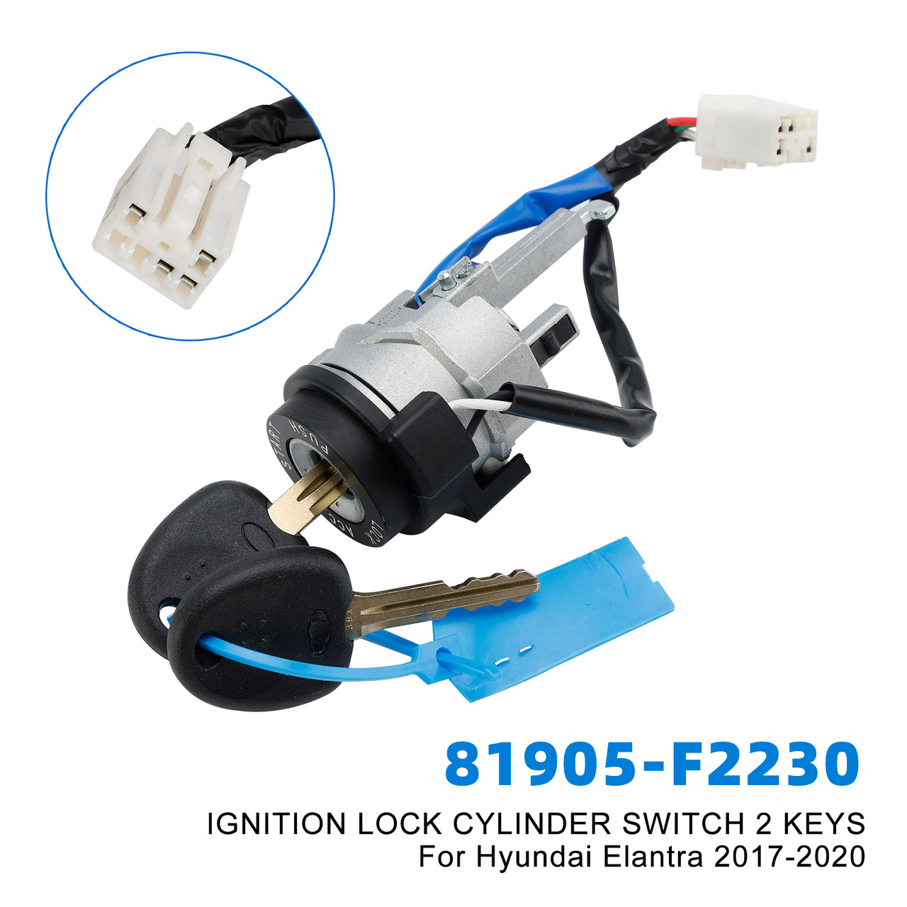 2017-2020 Hyundai Elantra ignition Lock Cylinder w/Keys 81905-F2230