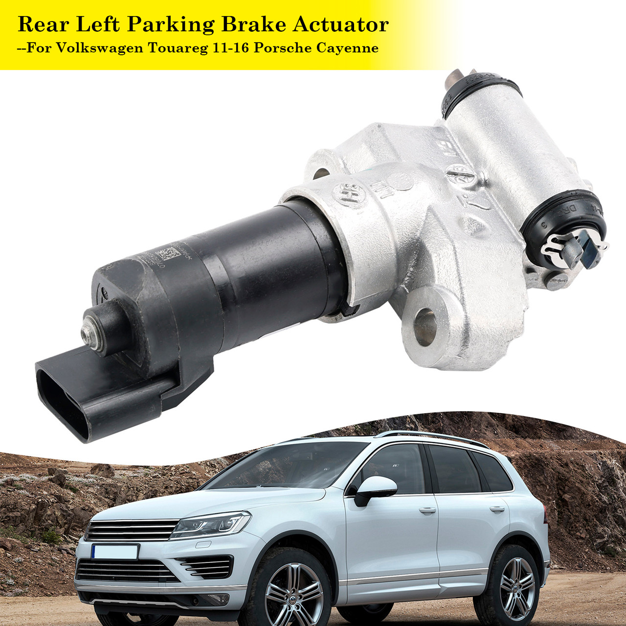 2011-2018 Porsche Cayenne All Engine Rear Left Parking Brake Actuator 7P0609723B Generic