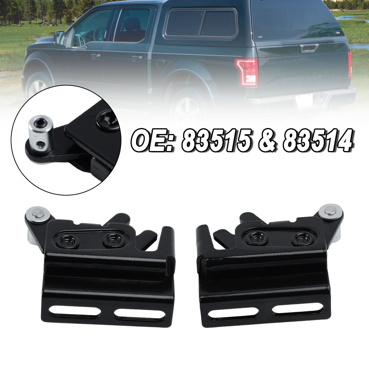 2x Truck Cap Rotary Latch 100XL/XR/XQ/180XL 700 tonneau 83515 & 83514 For Leer