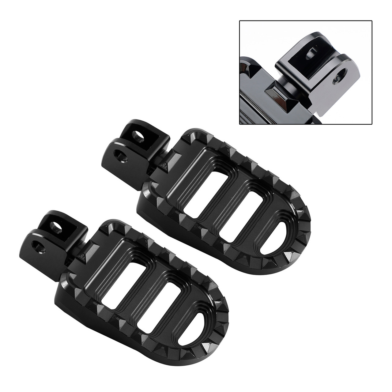 2021-2023 Meteor 350 Front Footrests Foot Peg Black Generic