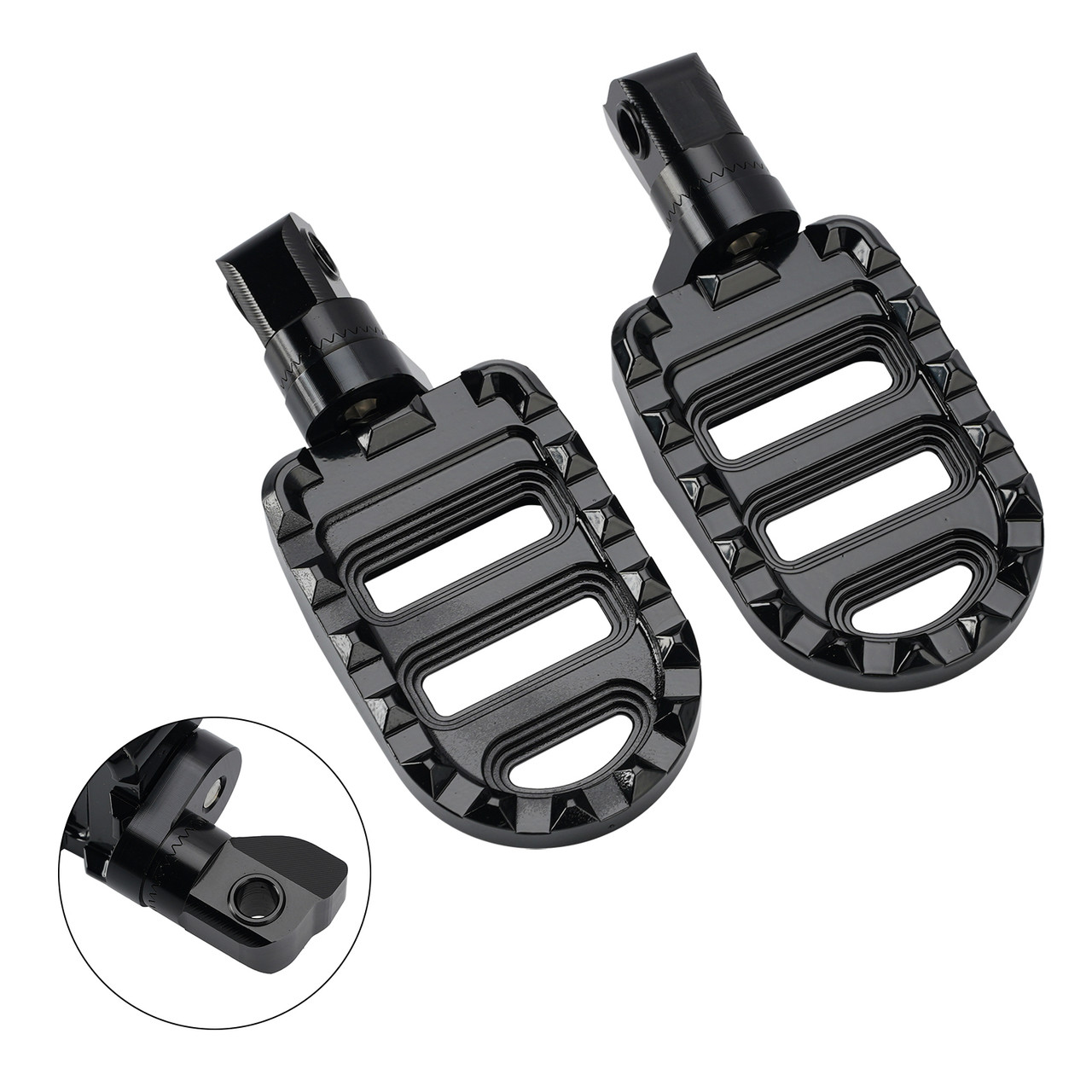 2021-2023 Meteor 350 Rear/Front Footrests Foot Peg Black Generic