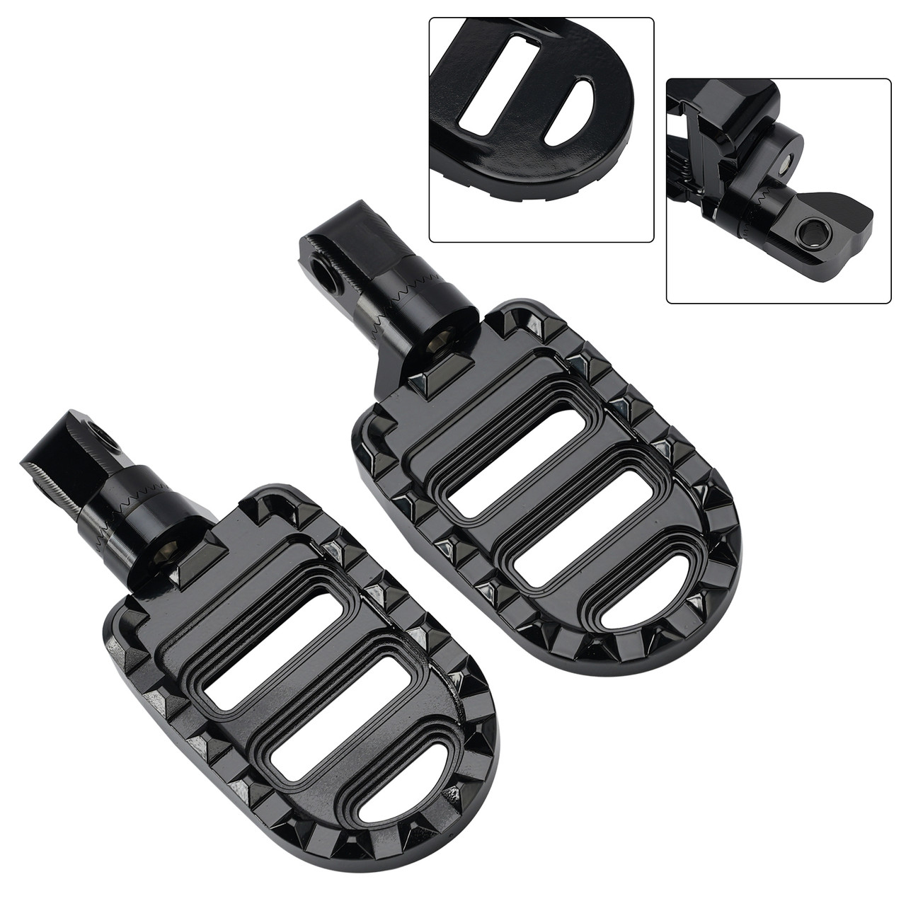 2021-2023 Meteor 350 Rear/Front Footrests Foot Peg Black Generic