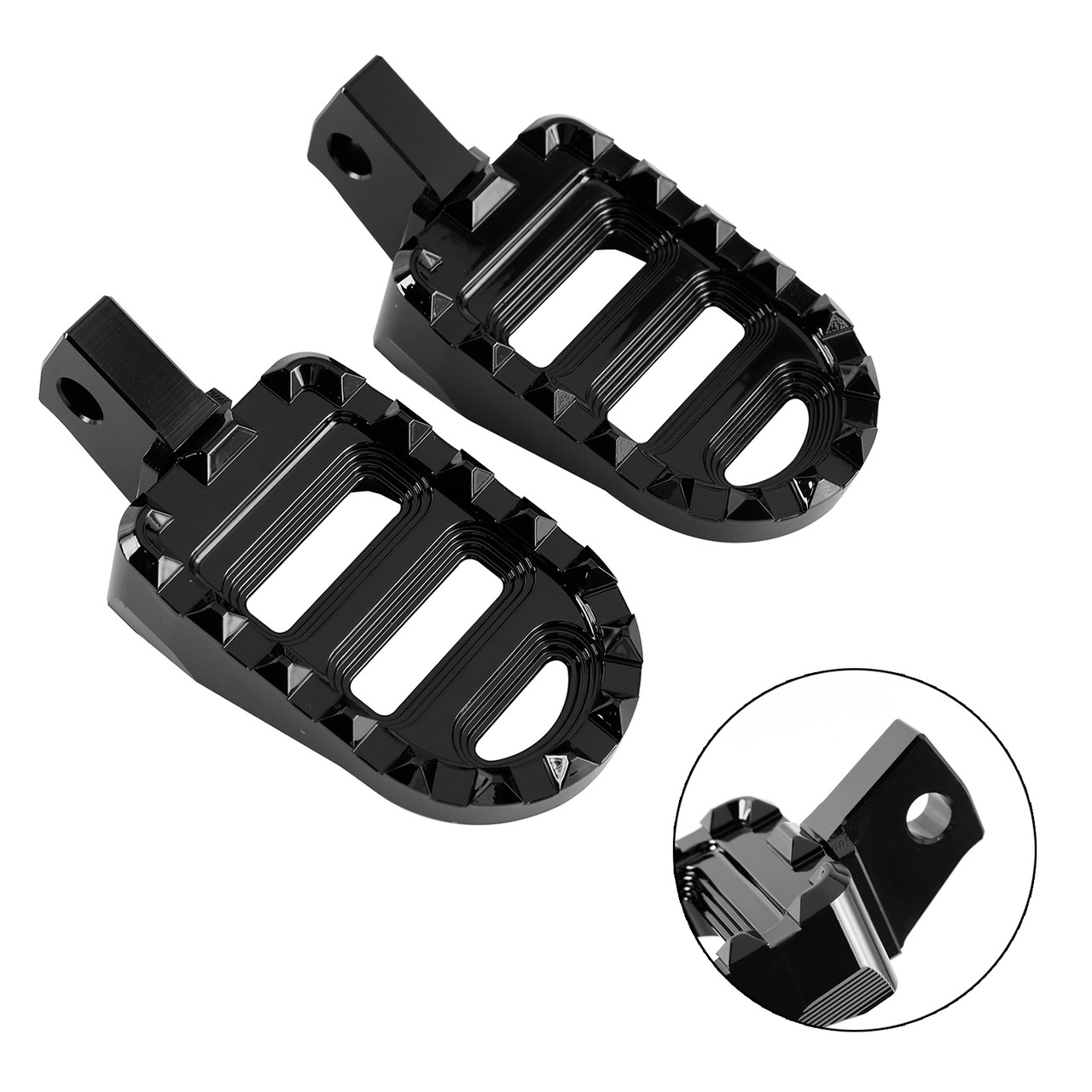 2020-2023+ BMW R18 /100 Years /Classic / R18B Front Footrests Foot Peg Black Generic