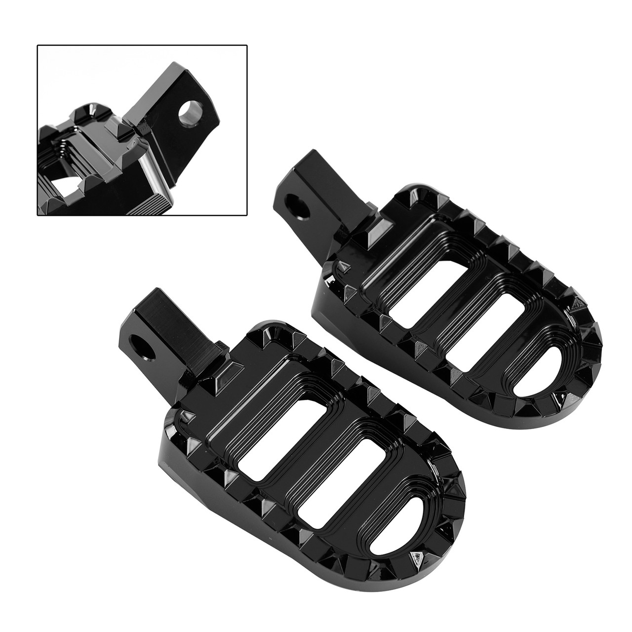 2020-2023+ BMW R18 /100 Years /Classic / R18B Front Footrests Foot Peg Black Generic